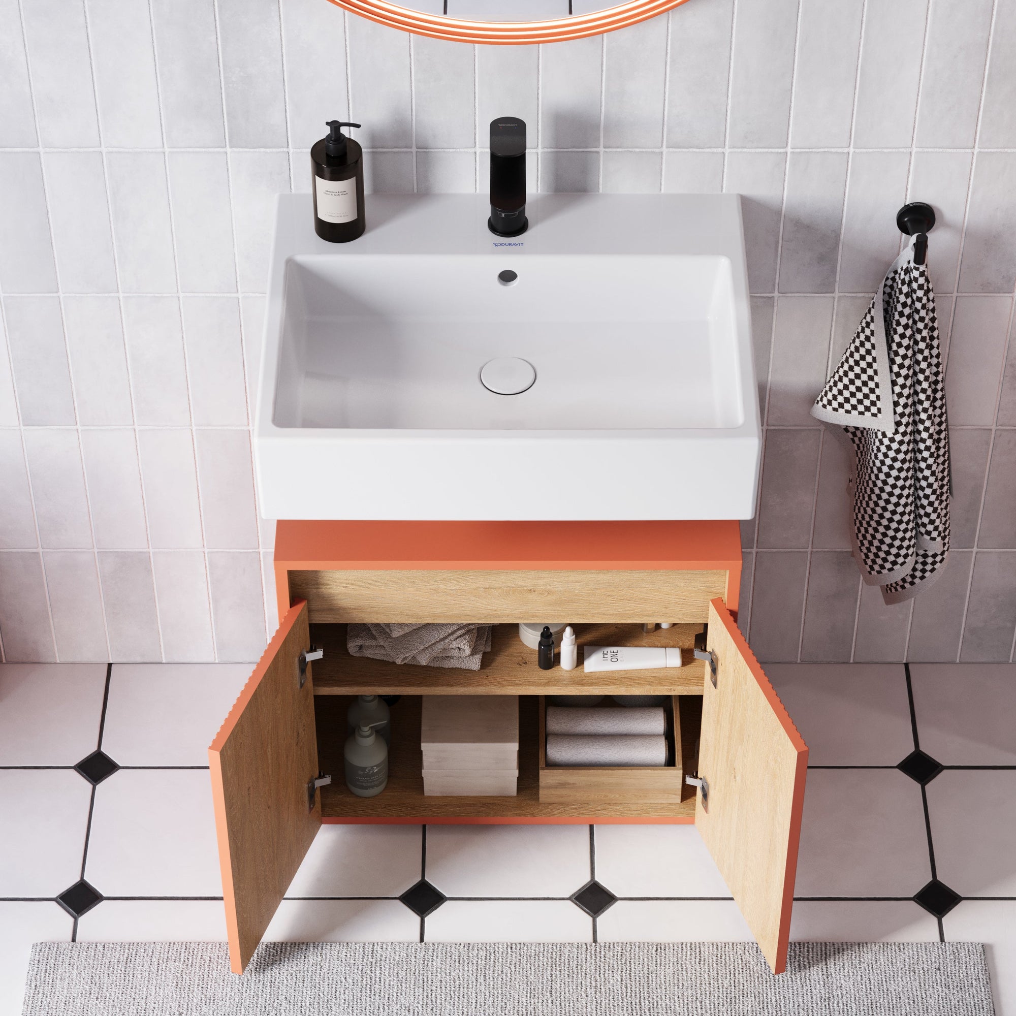 Meuble sous-lavabo BELDIVO 60 cm