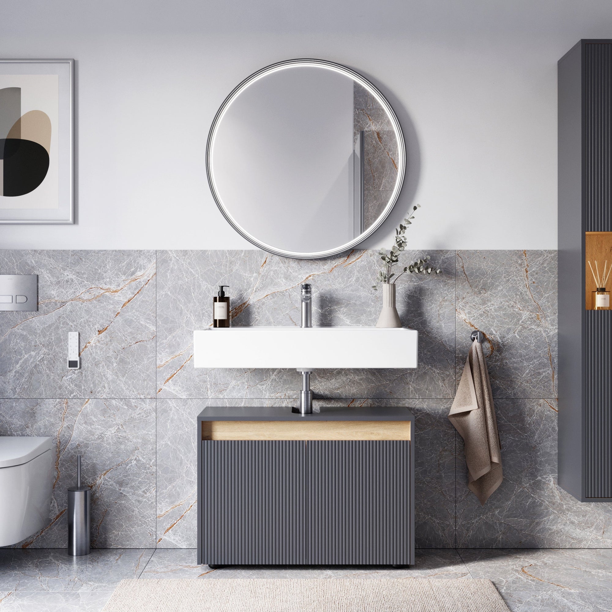 Meuble sous-vasque BELDIVO 80 cm