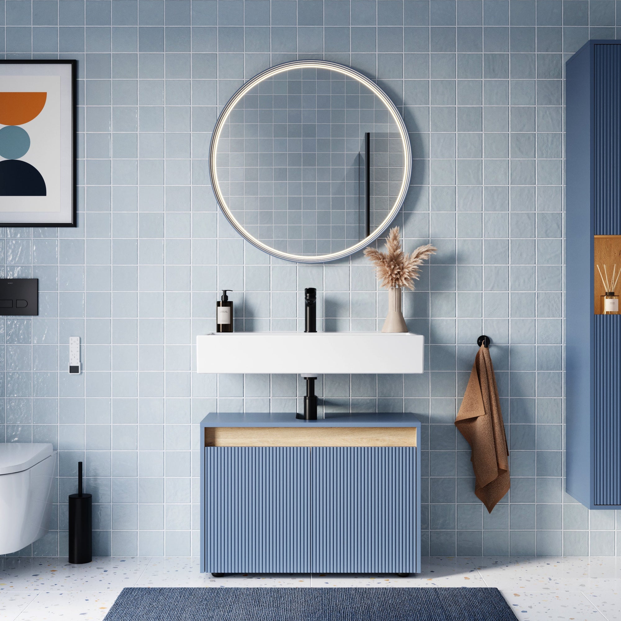 Meuble sous-vasque BELDIVO 80 cm