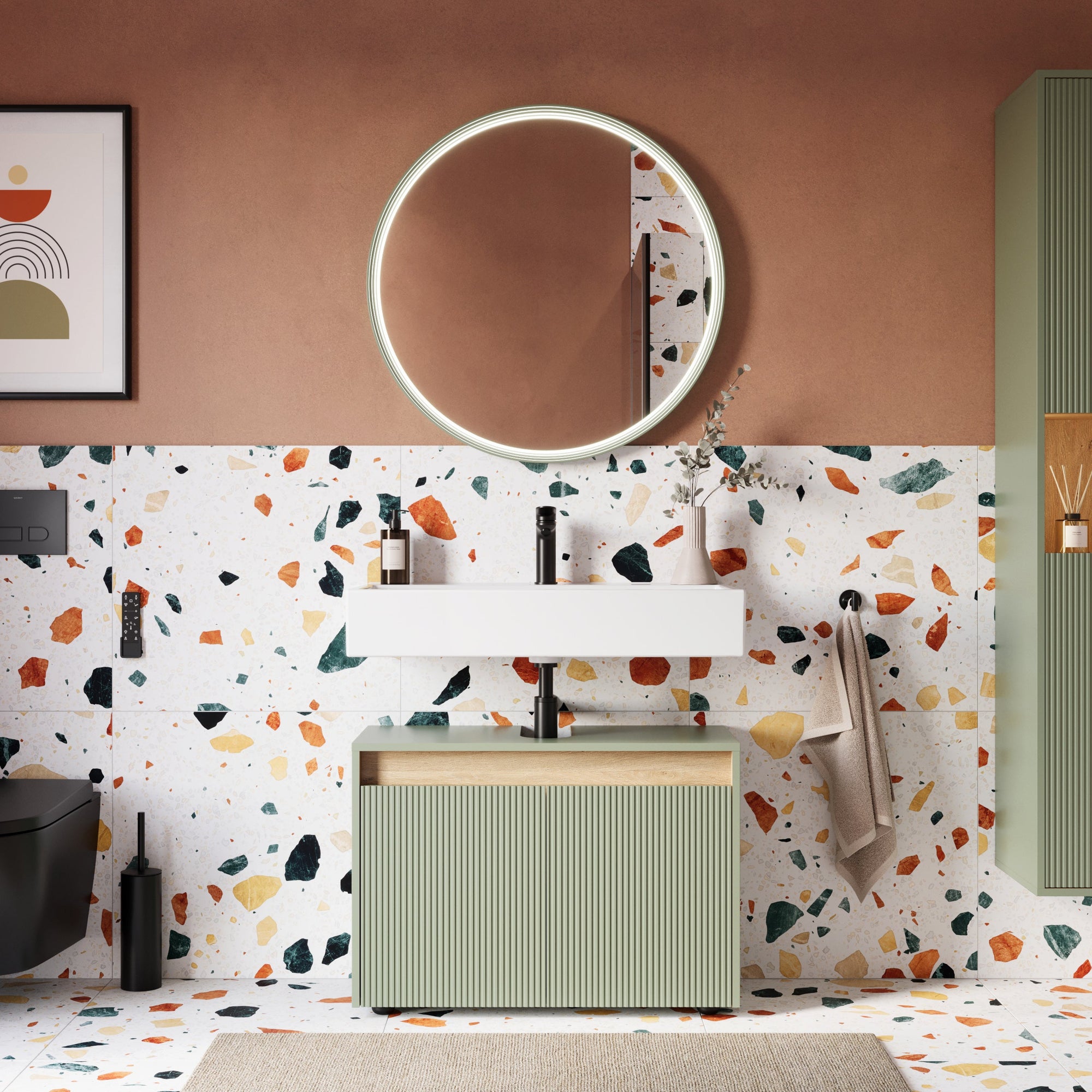 Meuble sous-vasque BELDIVO 80 cm