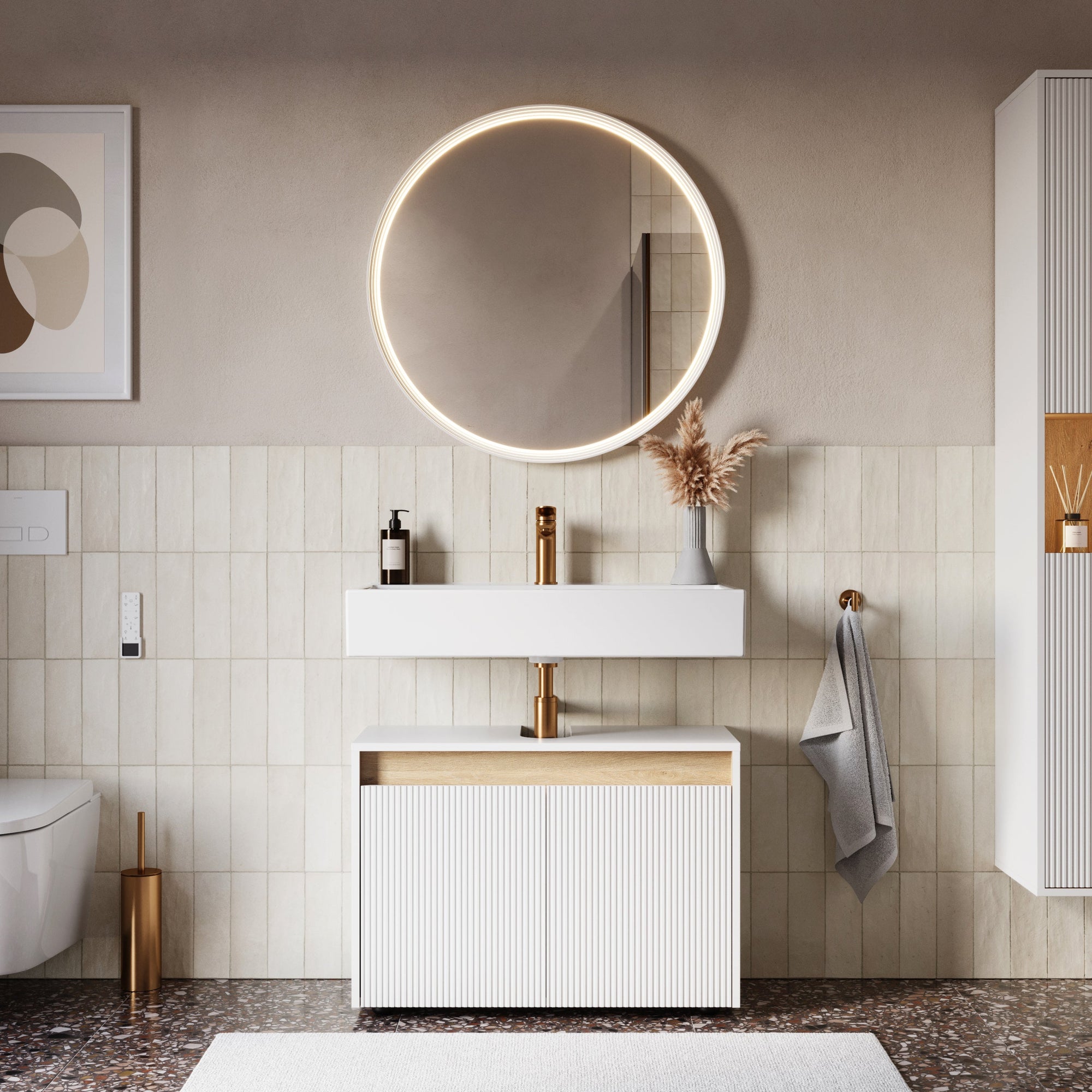 Meuble sous-vasque BELDIVO 80 cm