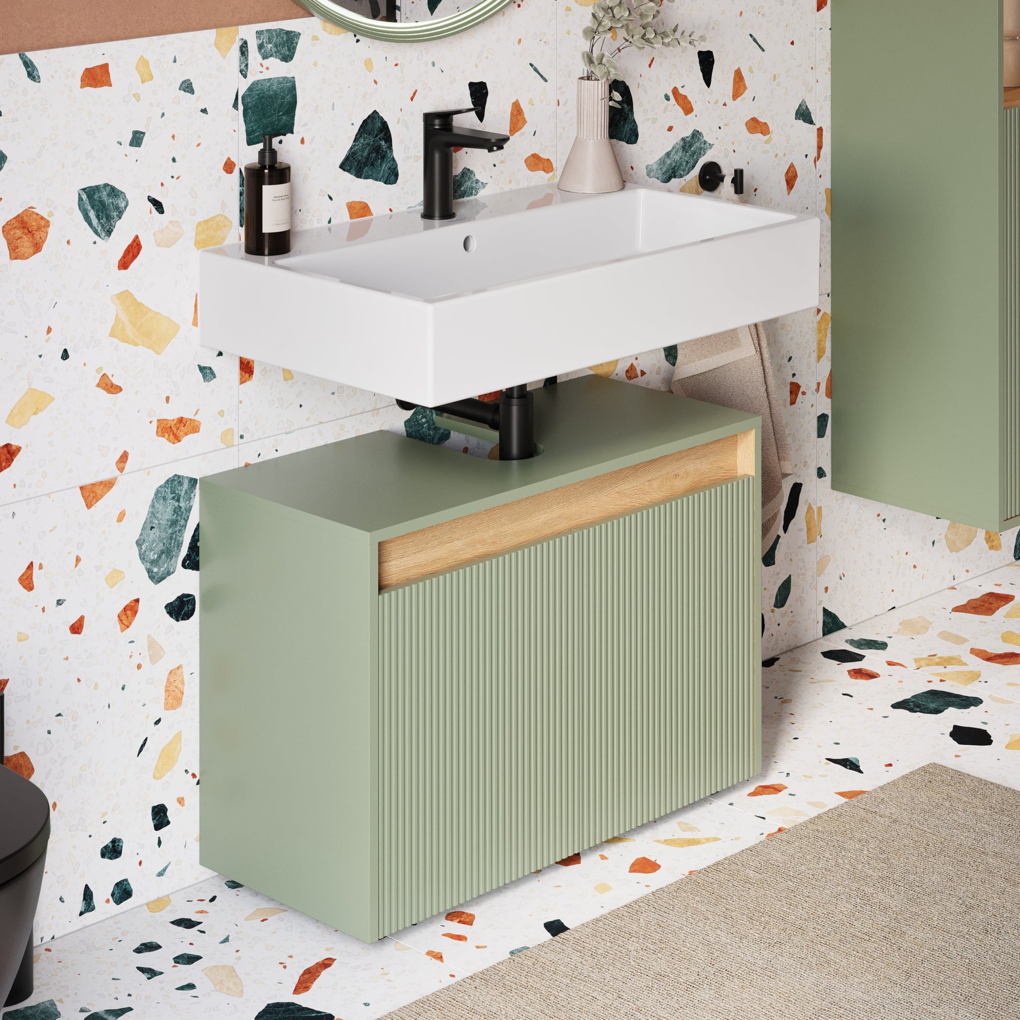 Meuble sous-vasque BELDIVO 80 cm