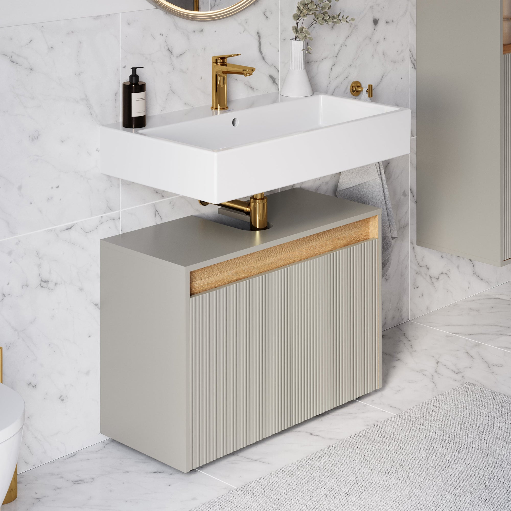 Meuble sous-vasque BELDIVO 80 cm