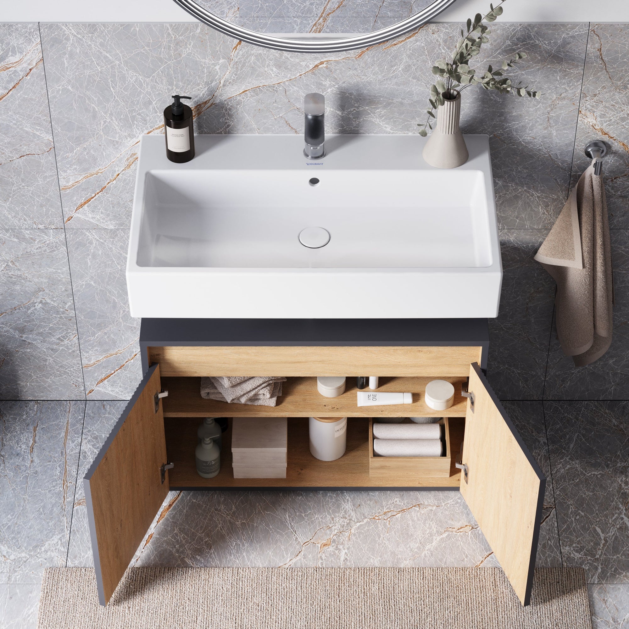 Meuble sous-vasque BELDIVO 80 cm