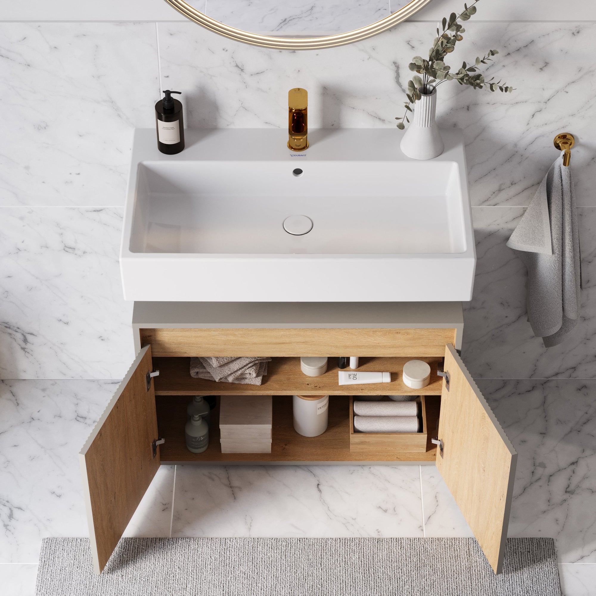 Meuble sous-vasque BELDIVO 80 cm