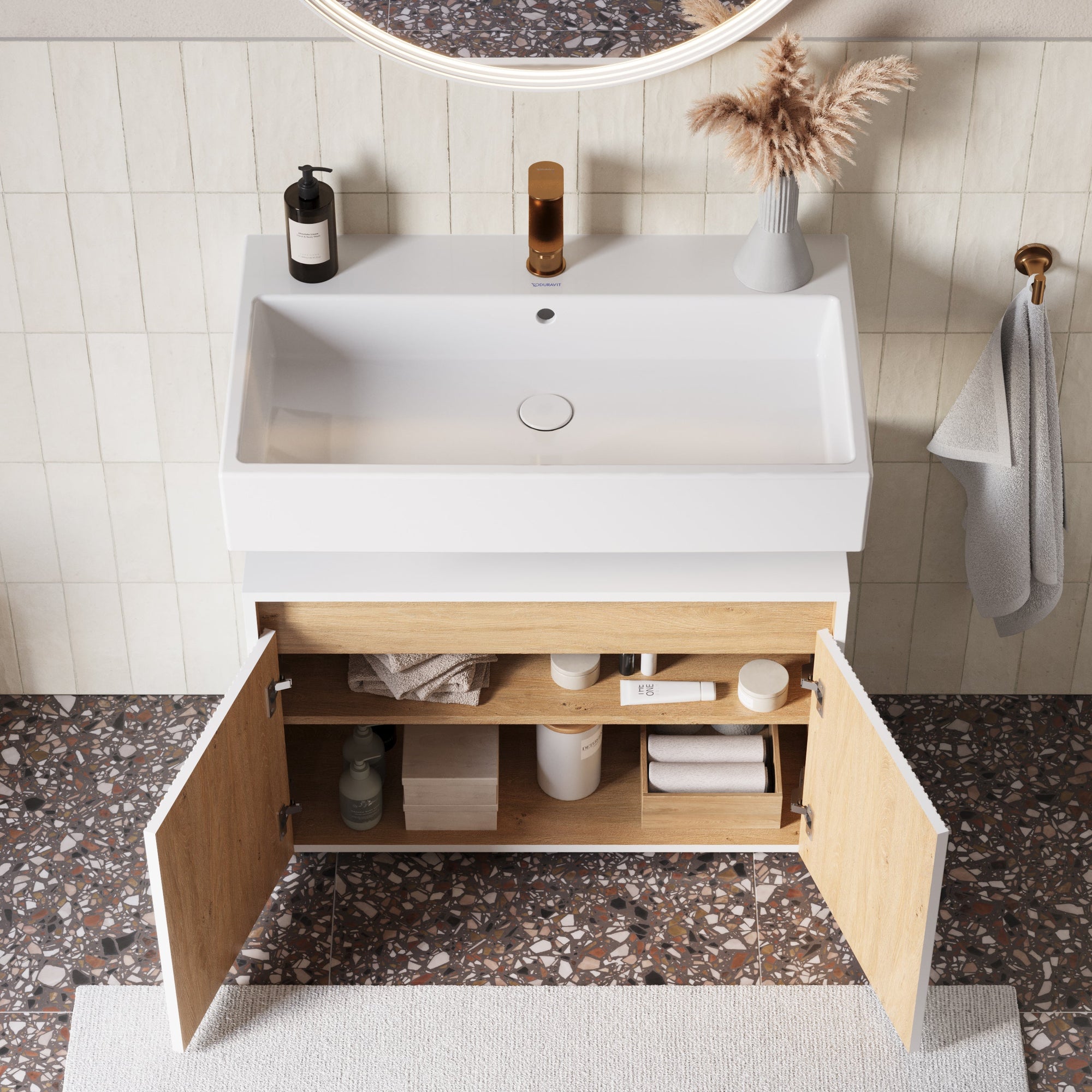 Meuble sous-vasque BELDIVO 80 cm