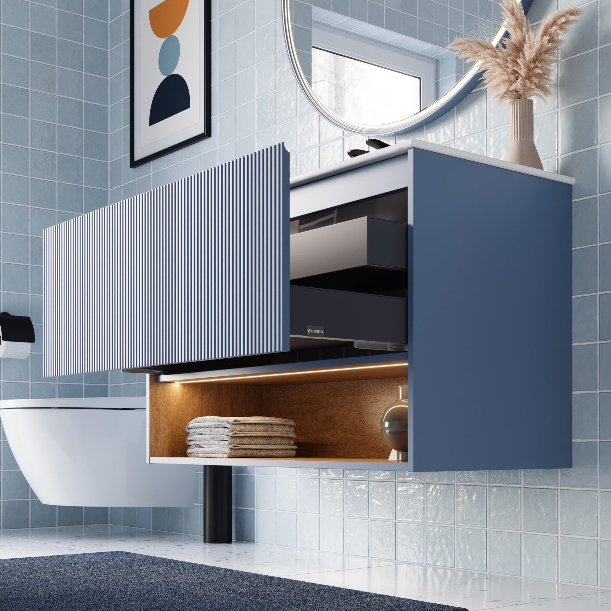 Meuble salle de bain BELDIVO 100 cm