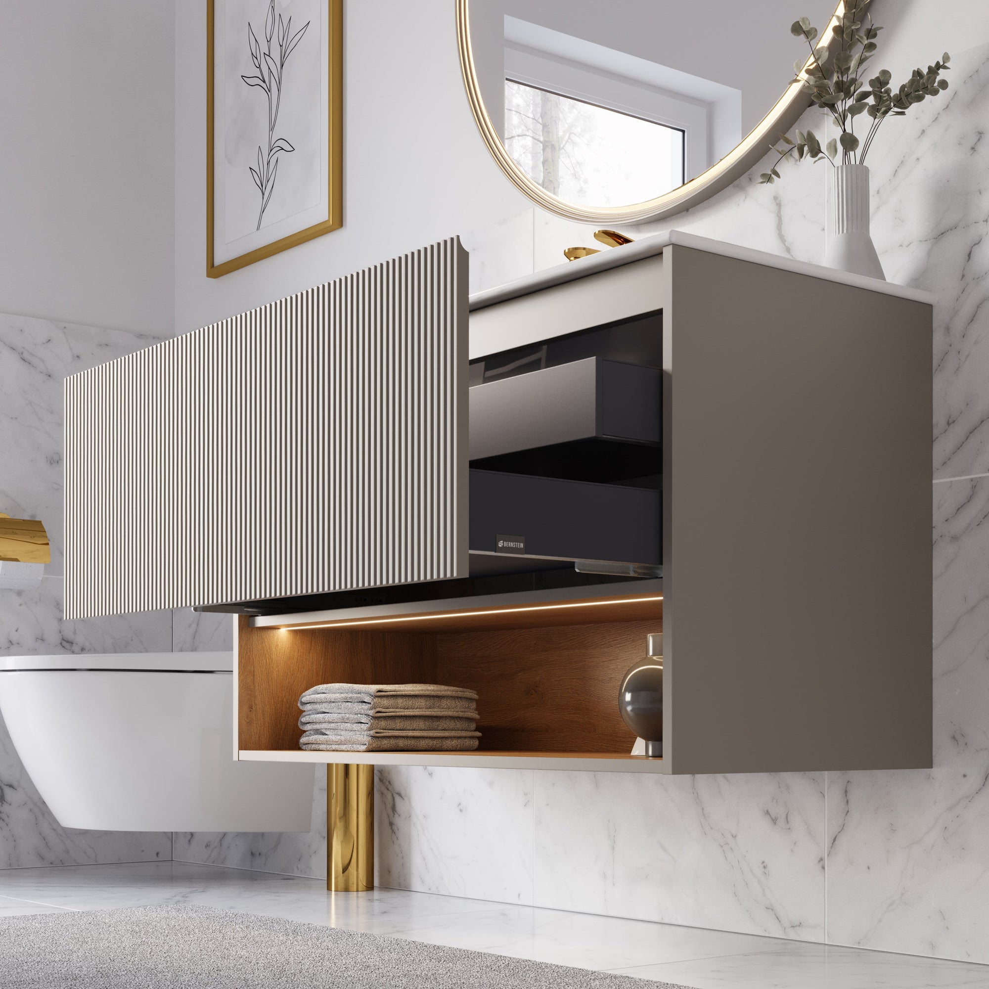 Meuble salle de bain BELDIVO 100 cm