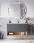 Ensemble meubles salle de bain BELDIVO 100 cm