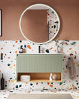 Ensemble meubles salle de bain BELDIVO 100 cm