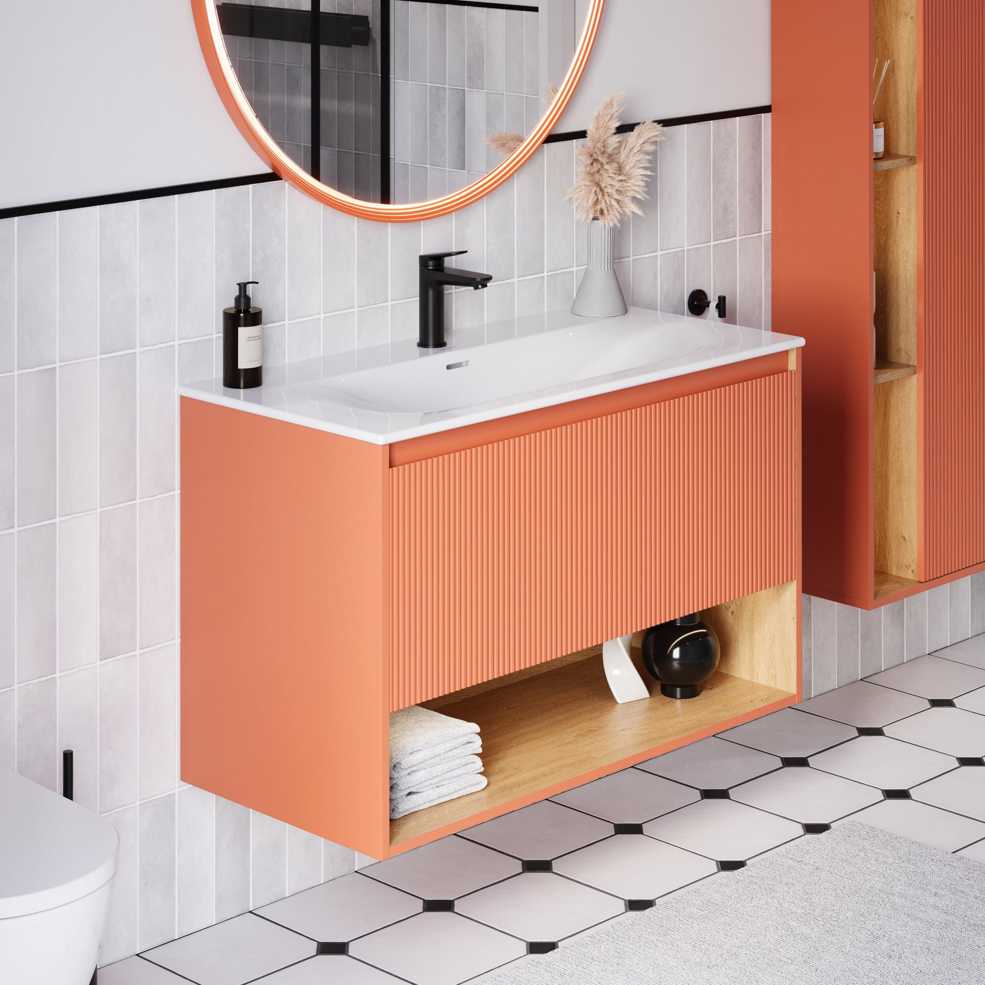 Meuble salle de bain BELDIVO 100 cm