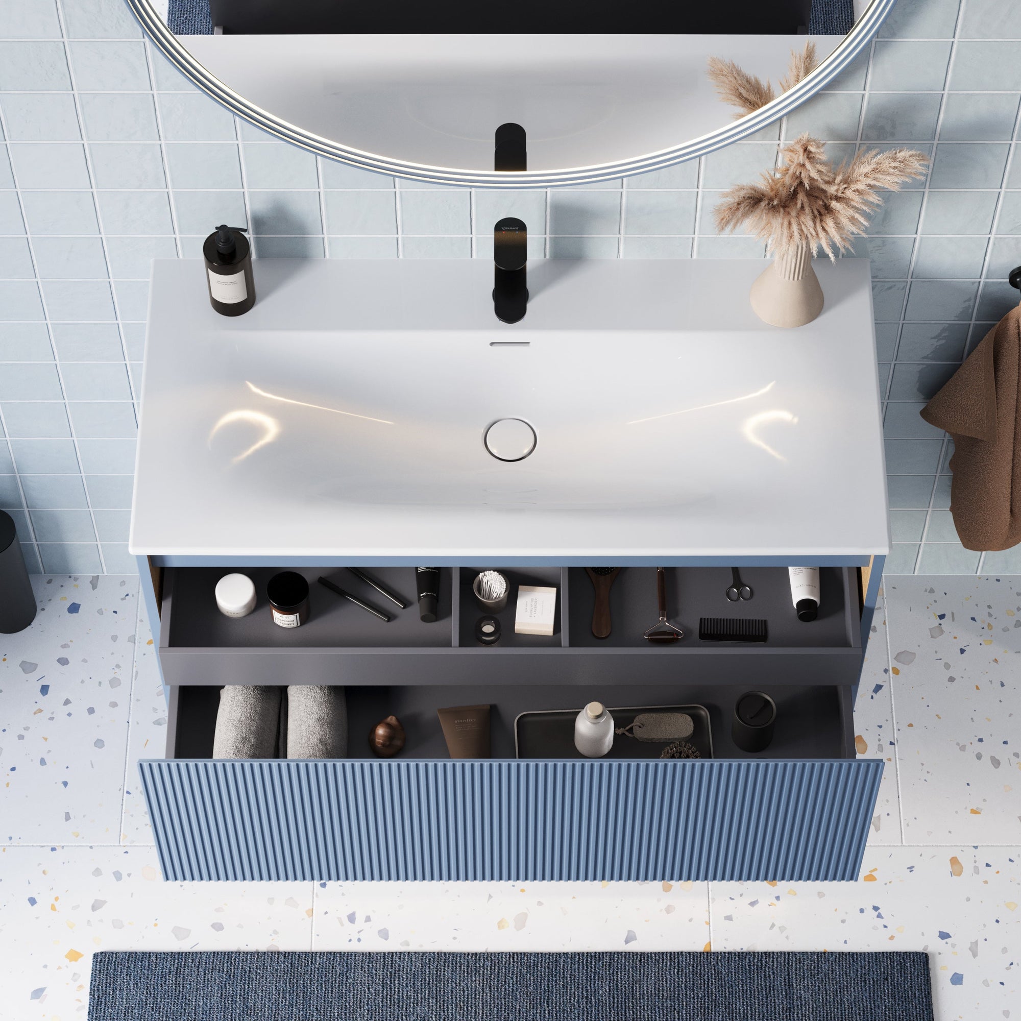 Meuble salle de bain BELDIVO 100 cm
