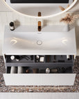 Ensemble meubles salle de bain BELDIVO 100 cm