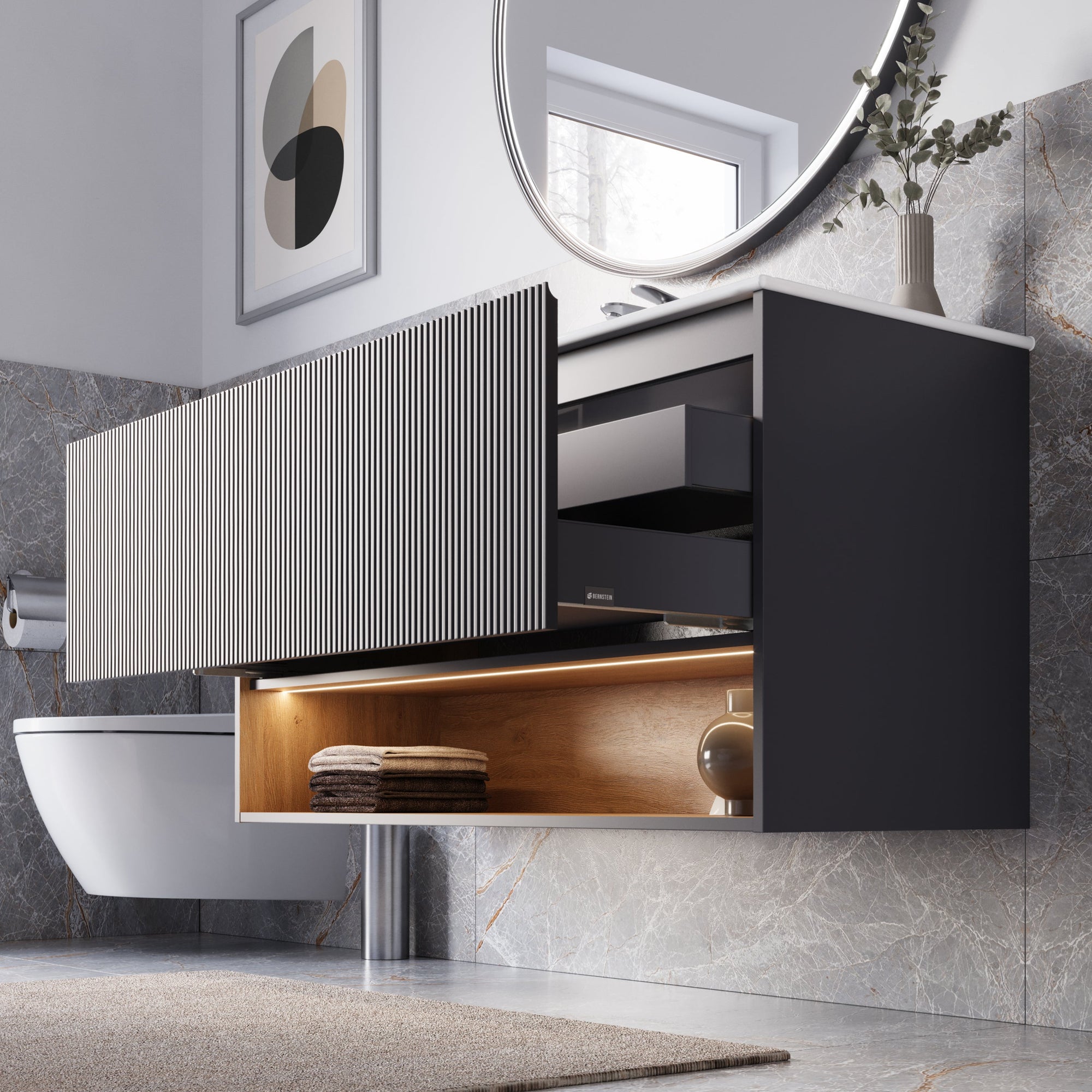 Meuble salle de bain BELDIVO 120 cm