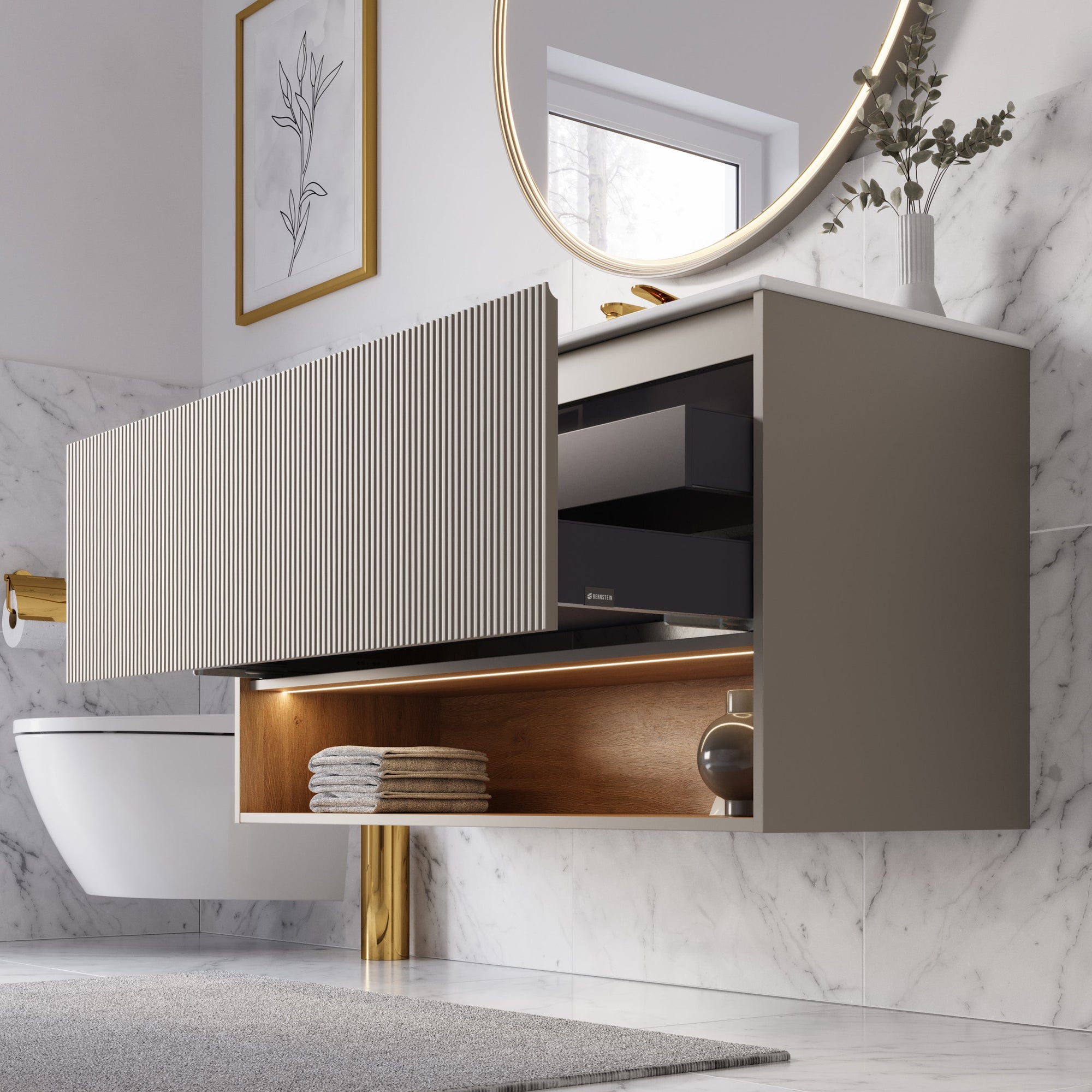 Meuble salle de bain BELDIVO 120 cm