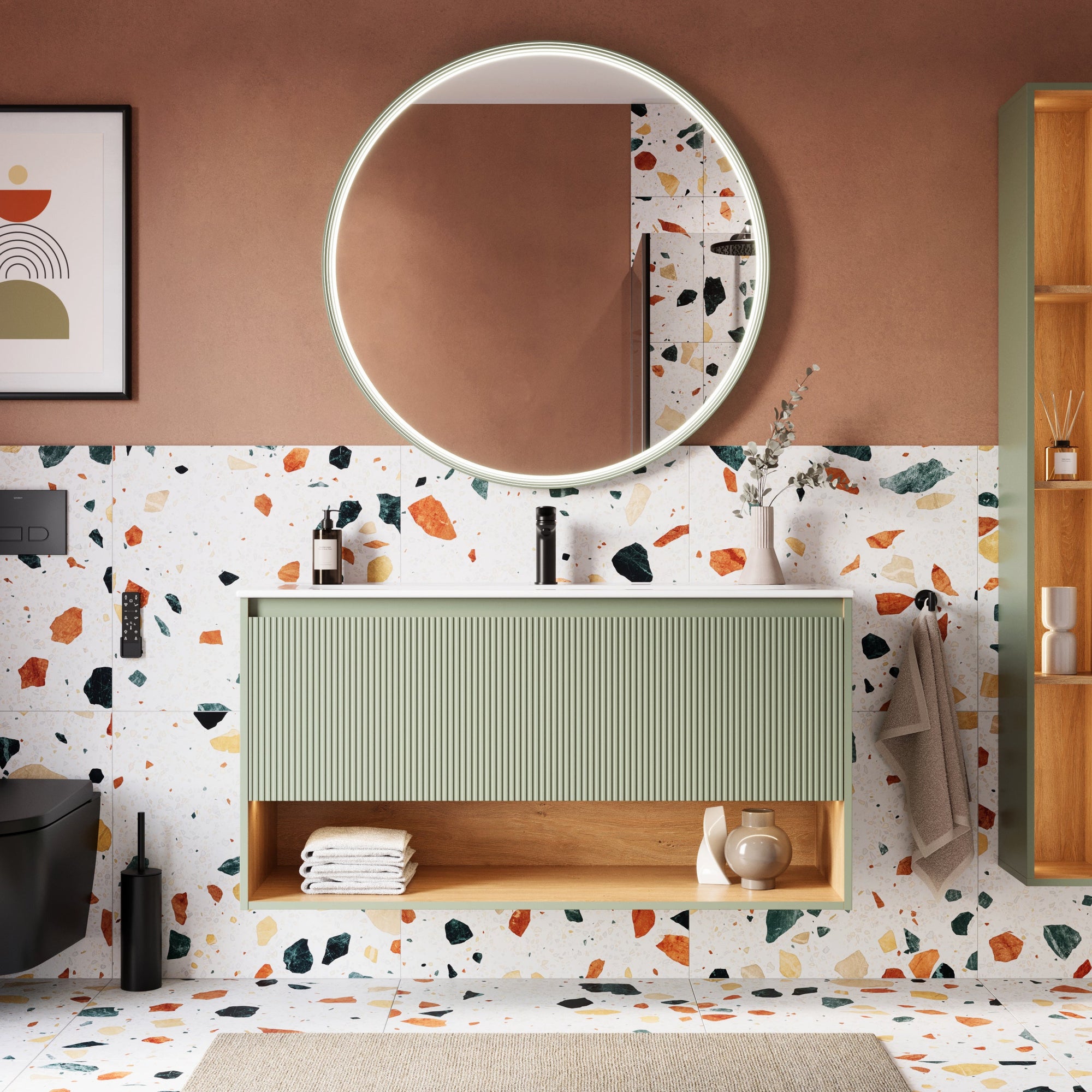 Meuble salle de bain BELDIVO 120 cm