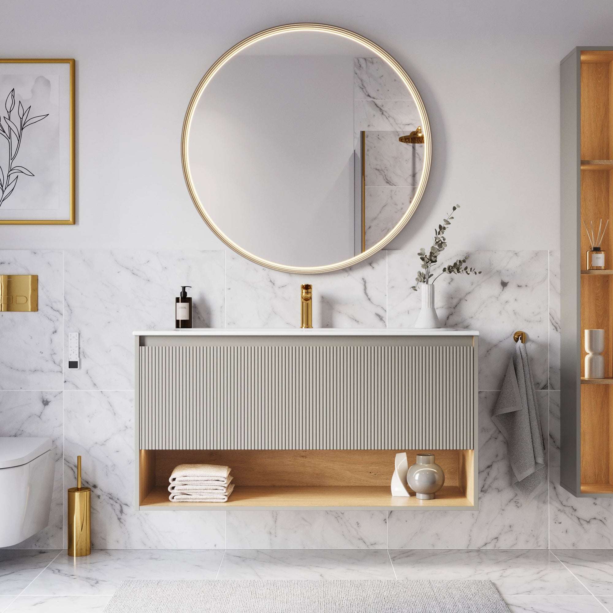 Meuble salle de bain BELDIVO 120 cm