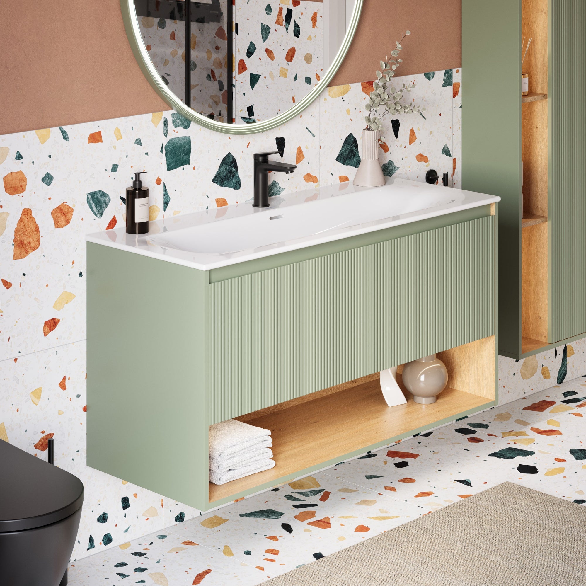 Meuble salle de bain BELDIVO 120 cm