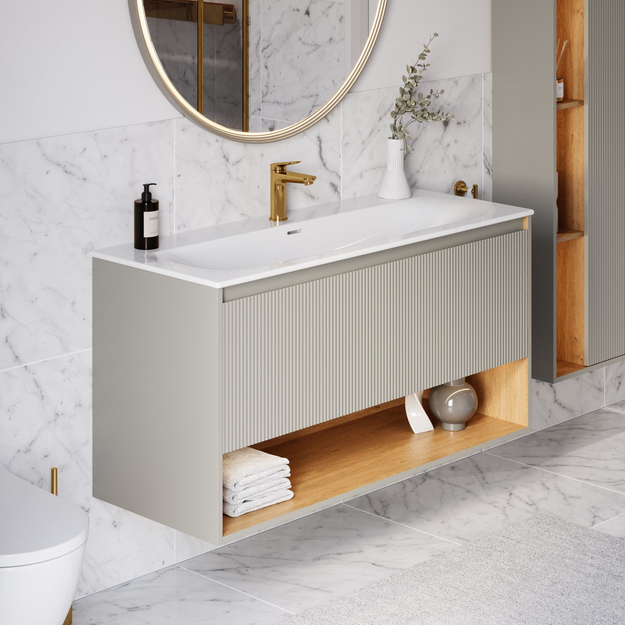 Meuble salle de bain BELDIVO 120 cm