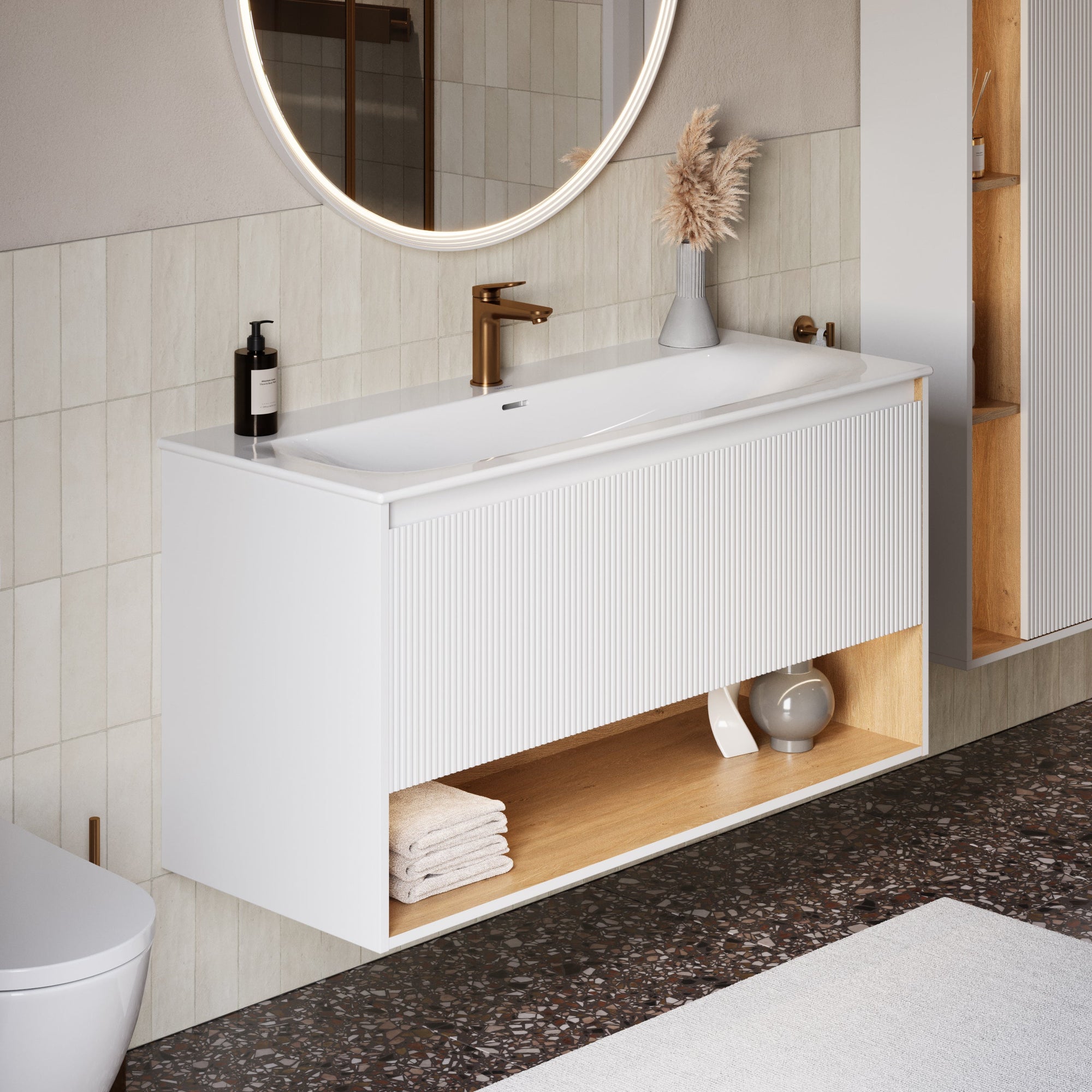 Meuble salle de bain BELDIVO 120 cm