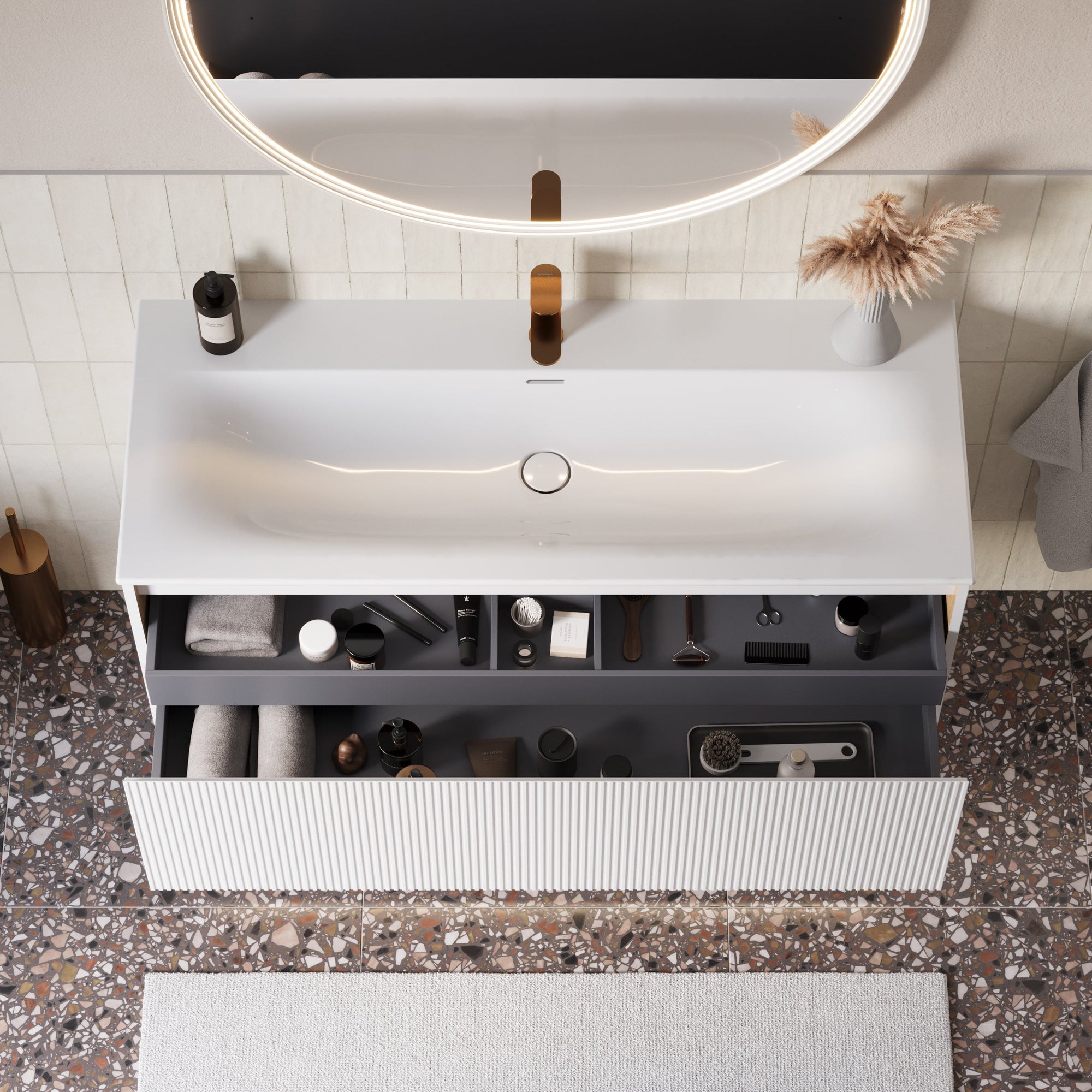 Meuble salle de bain BELDIVO 120 cm