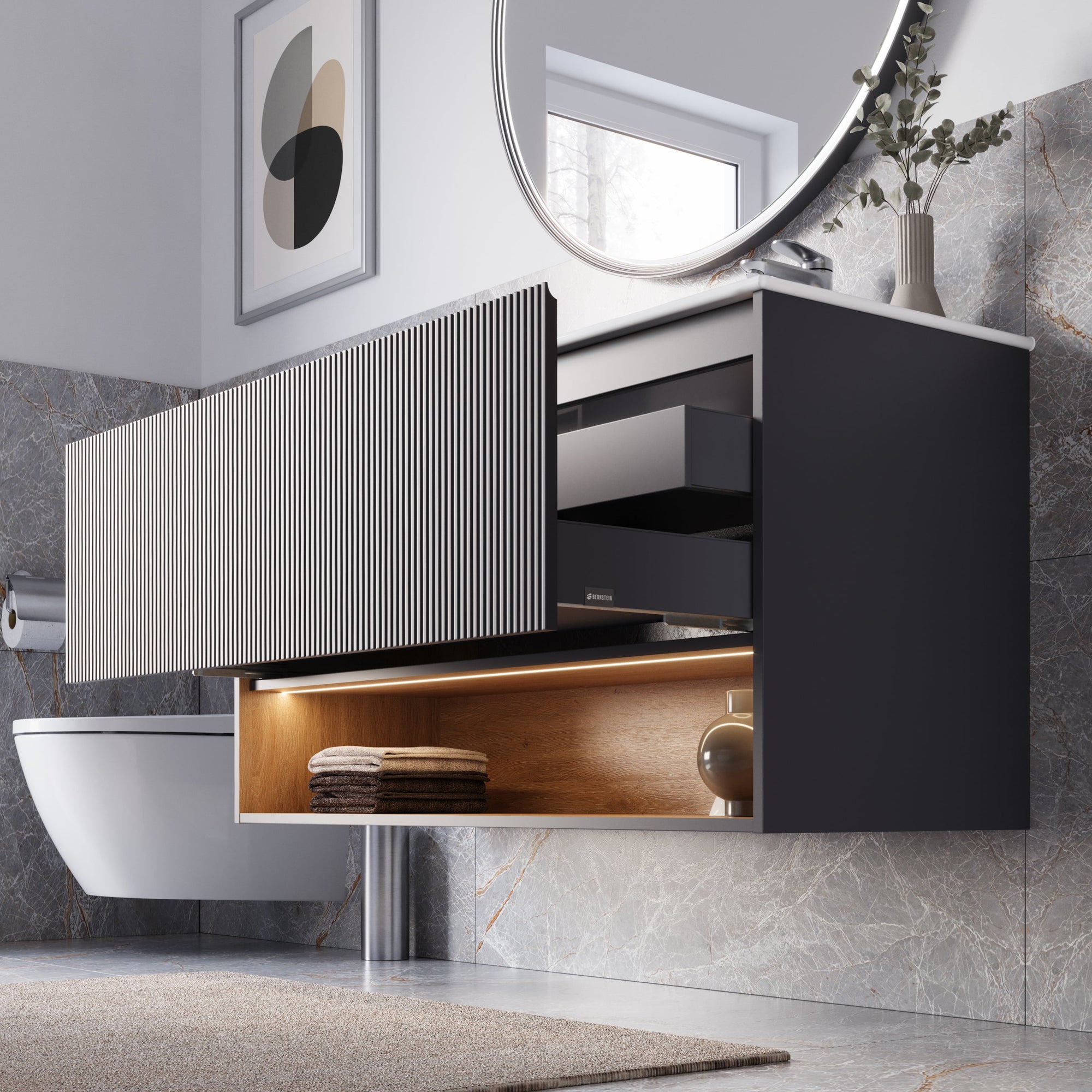 Meuble salle de bain BELDIVO 120 cm