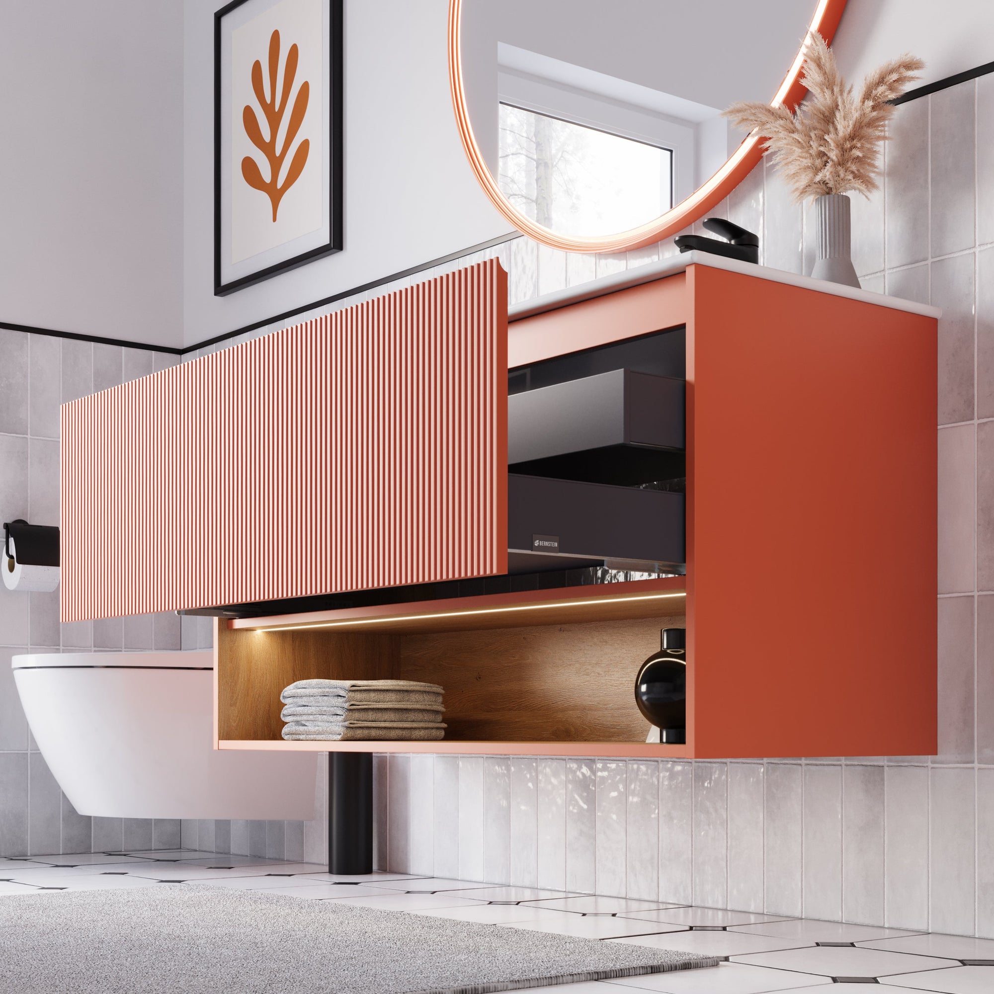 Ensemble meubles salle de bain BELDIVO 120 cm