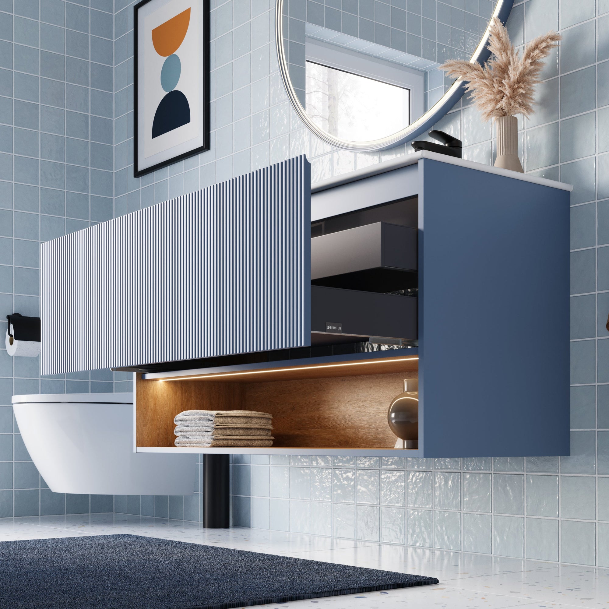 Ensemble meubles salle de bain BELDIVO 120 cm