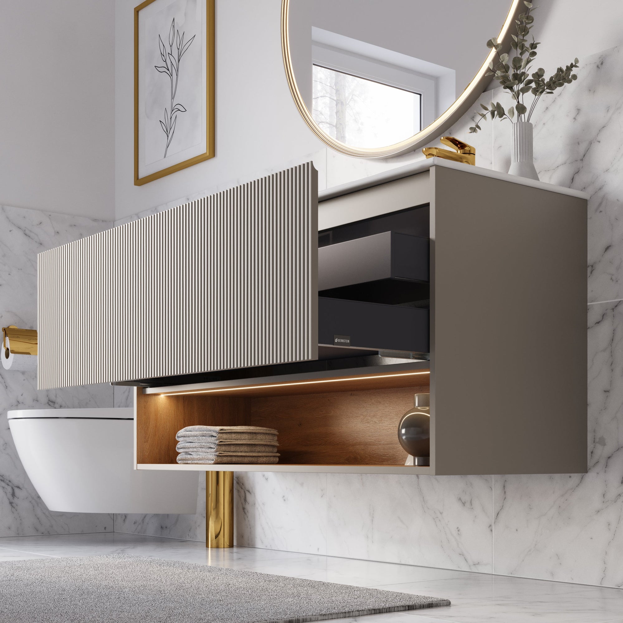 Meuble salle de bain BELDIVO 120 cm