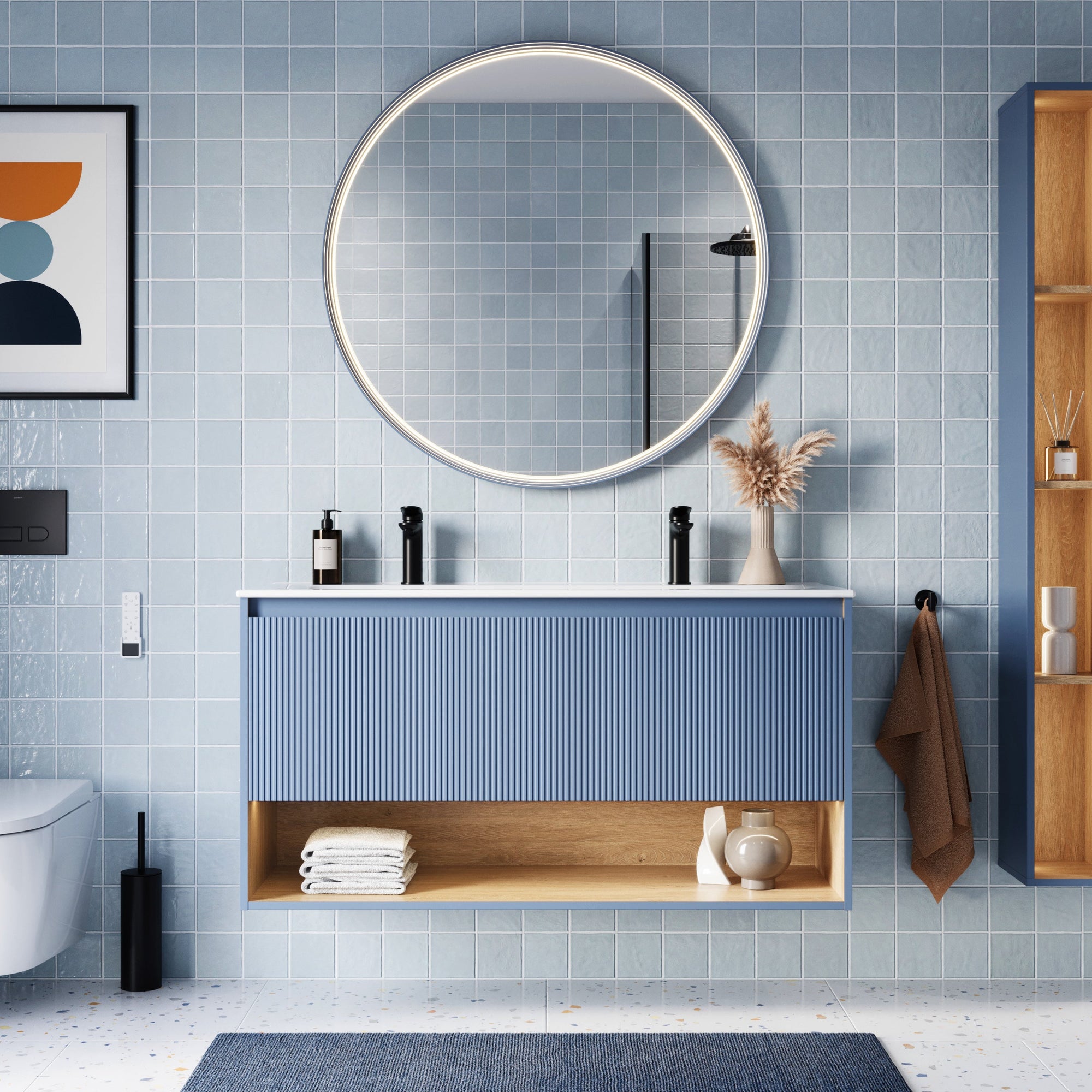 Meuble salle de bain BELDIVO 120 cm