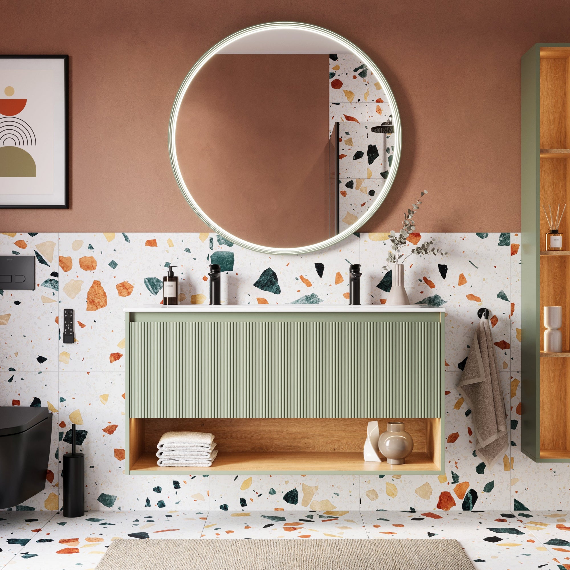 Meuble salle de bain BELDIVO 120 cm