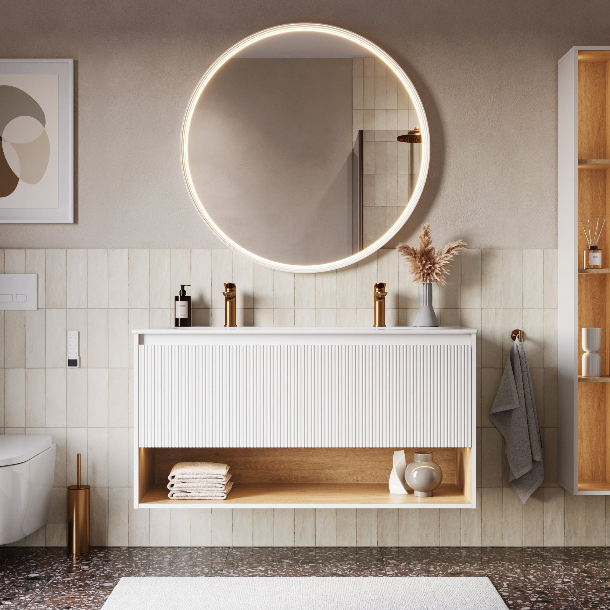 Meuble salle de bain BELDIVO 120 cm