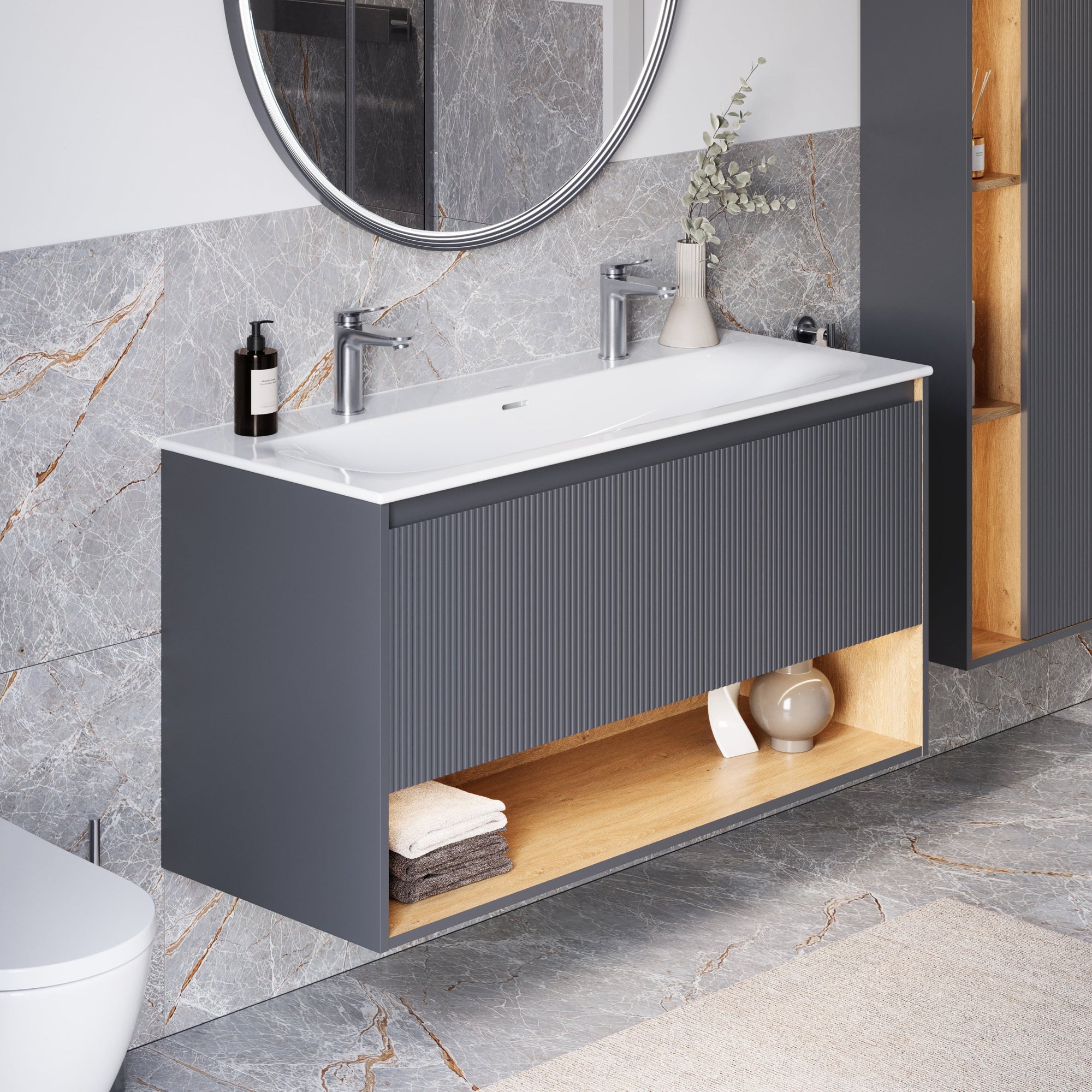 Meuble salle de bain BELDIVO 120 cm