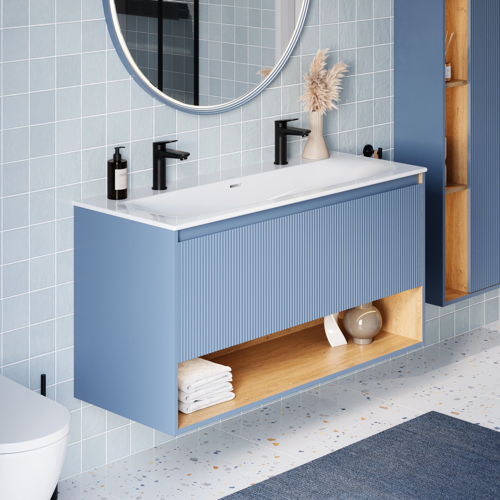 Meuble salle de bain BELDIVO 120 cm