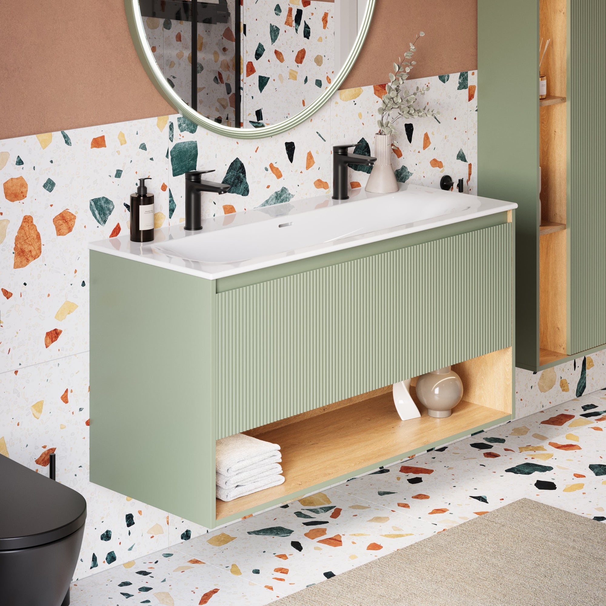 Meuble salle de bain BELDIVO 120 cm
