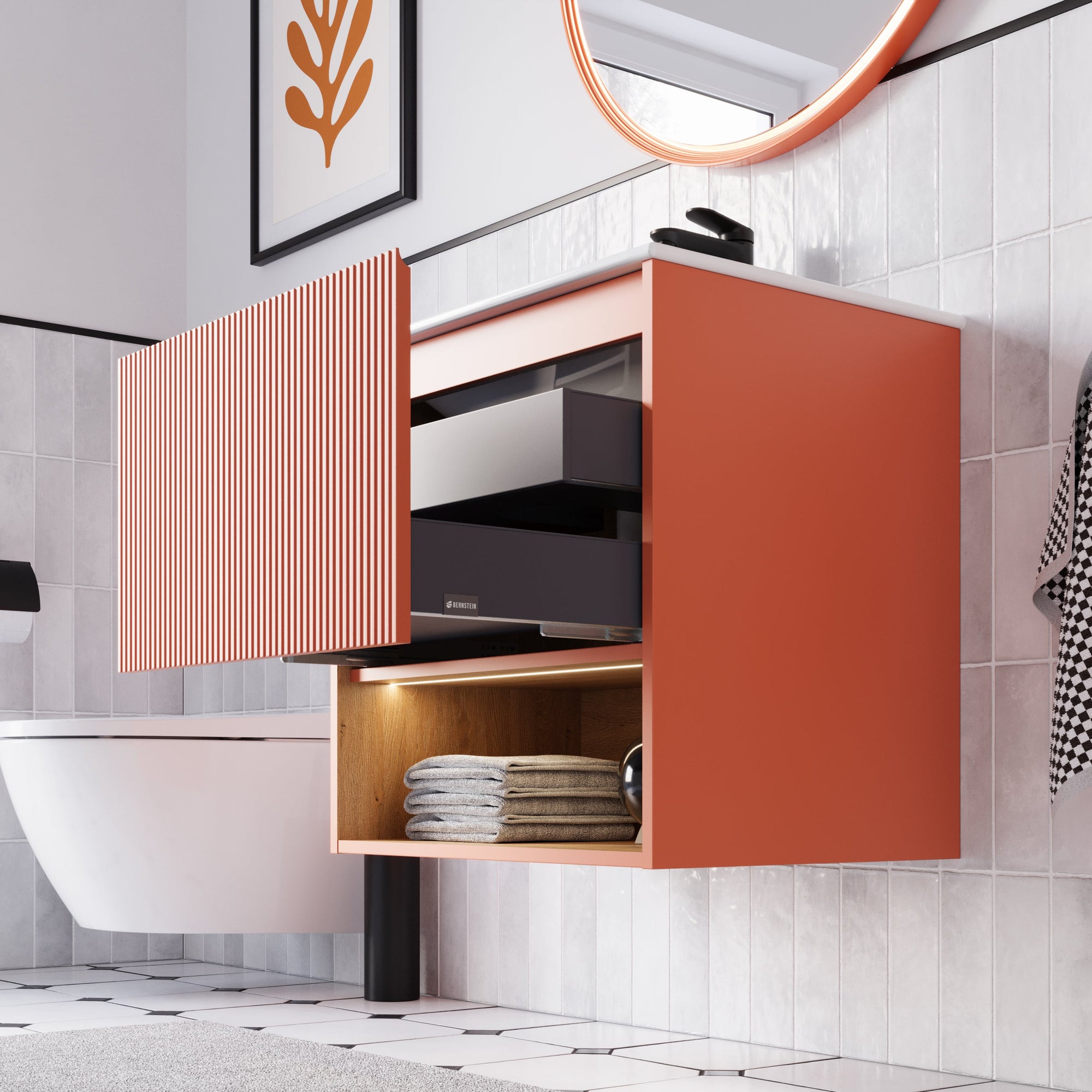 Meuble salle de bain BELDIVO 60 cm