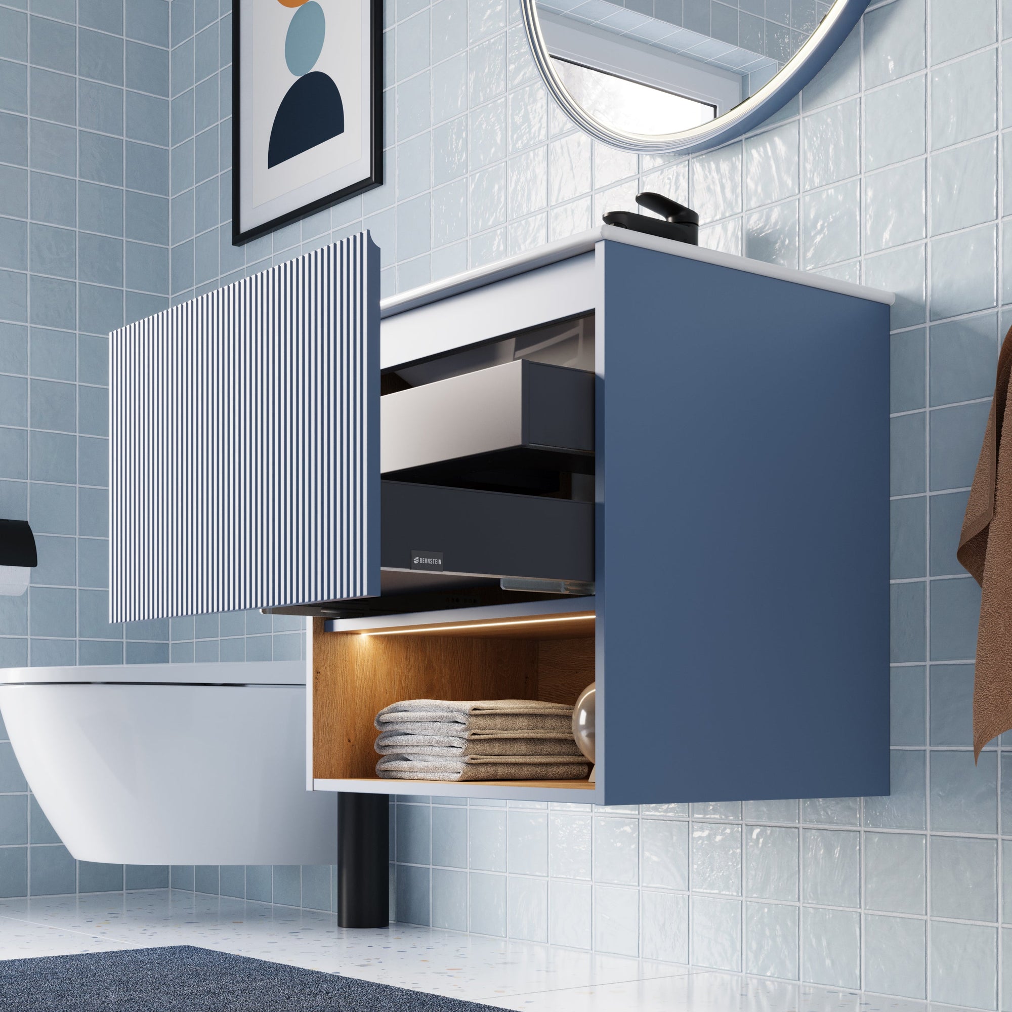 Meuble salle de bain BELDIVO 60 cm