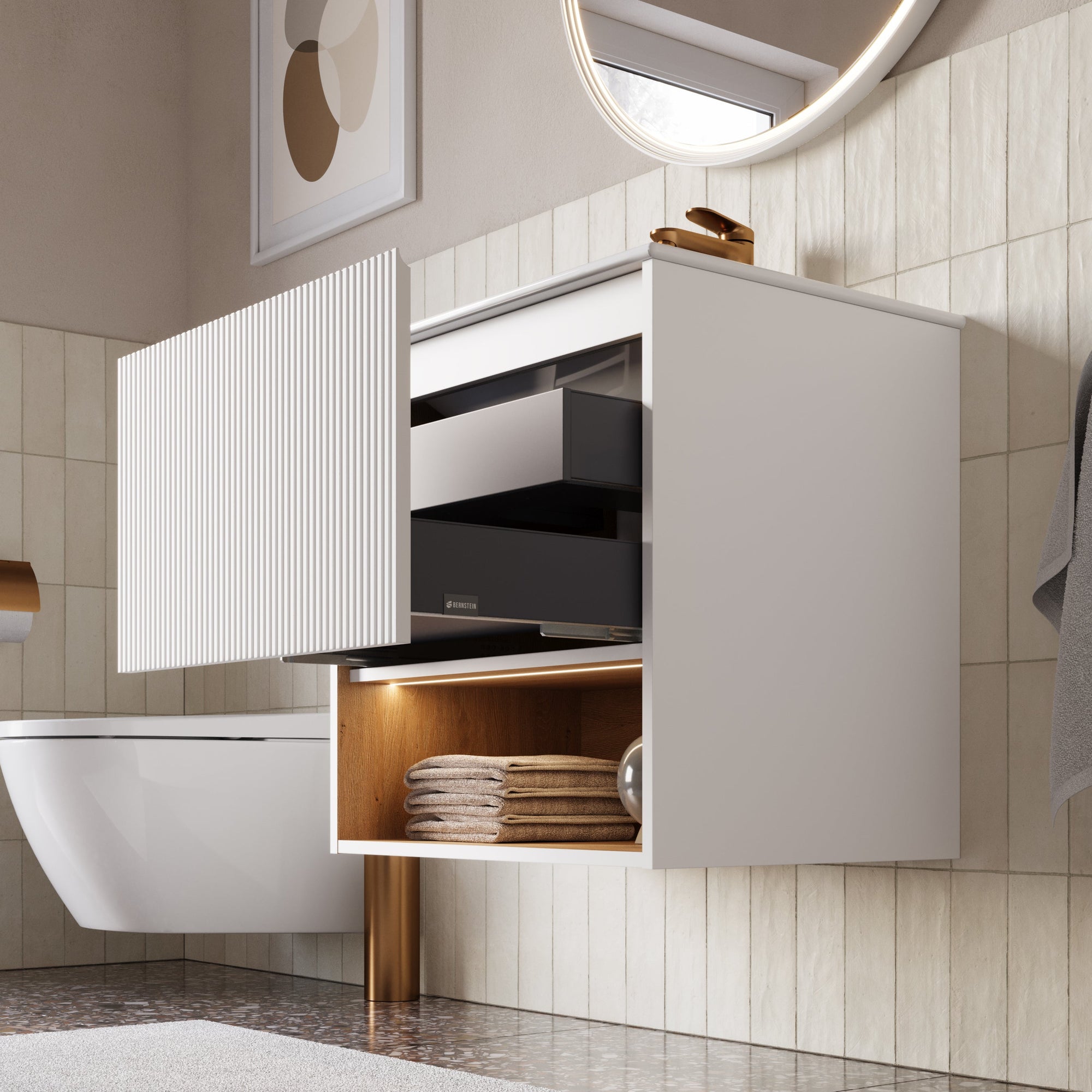 Meuble salle de bain BELDIVO 60 cm