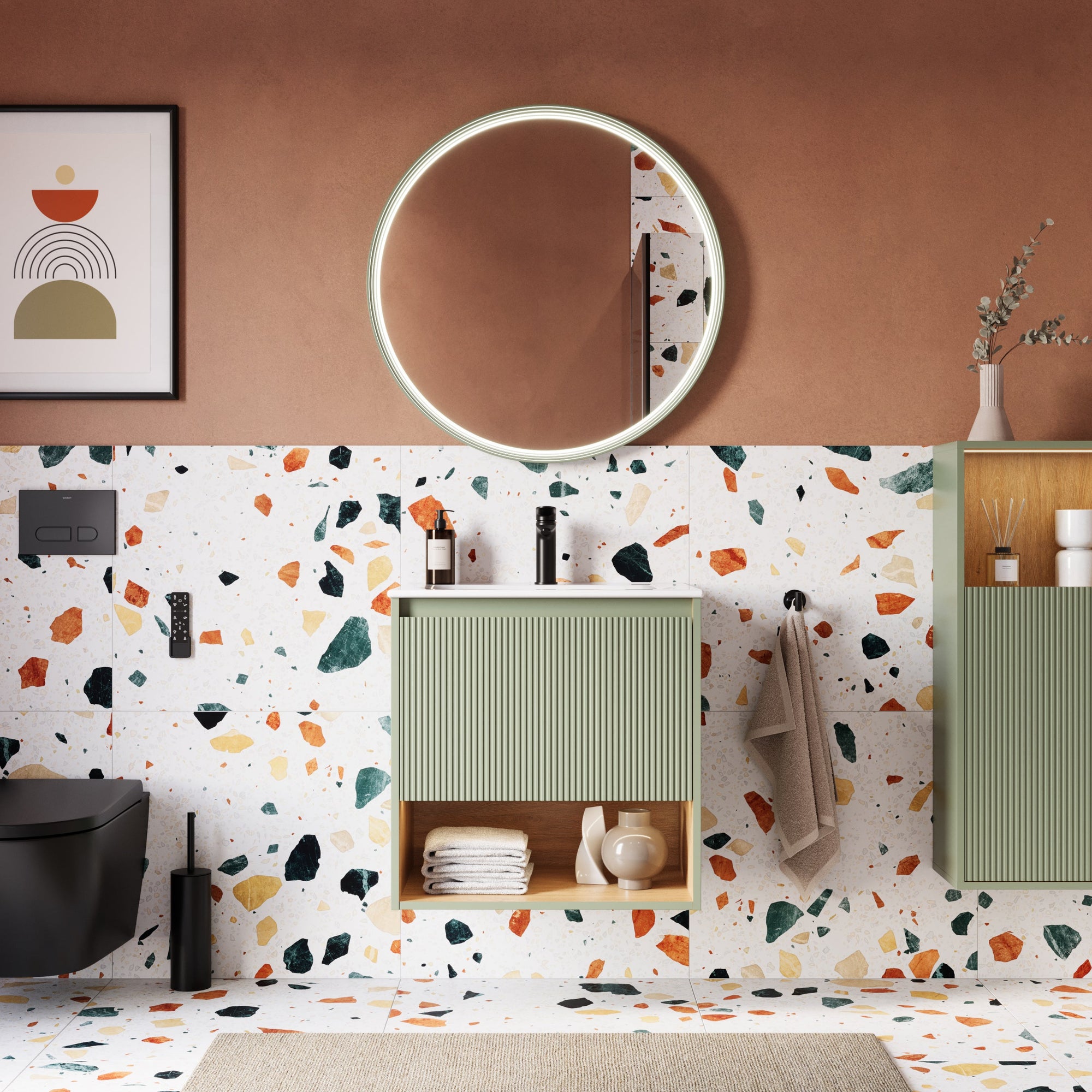 Meuble salle de bain BELDIVO 60 cm