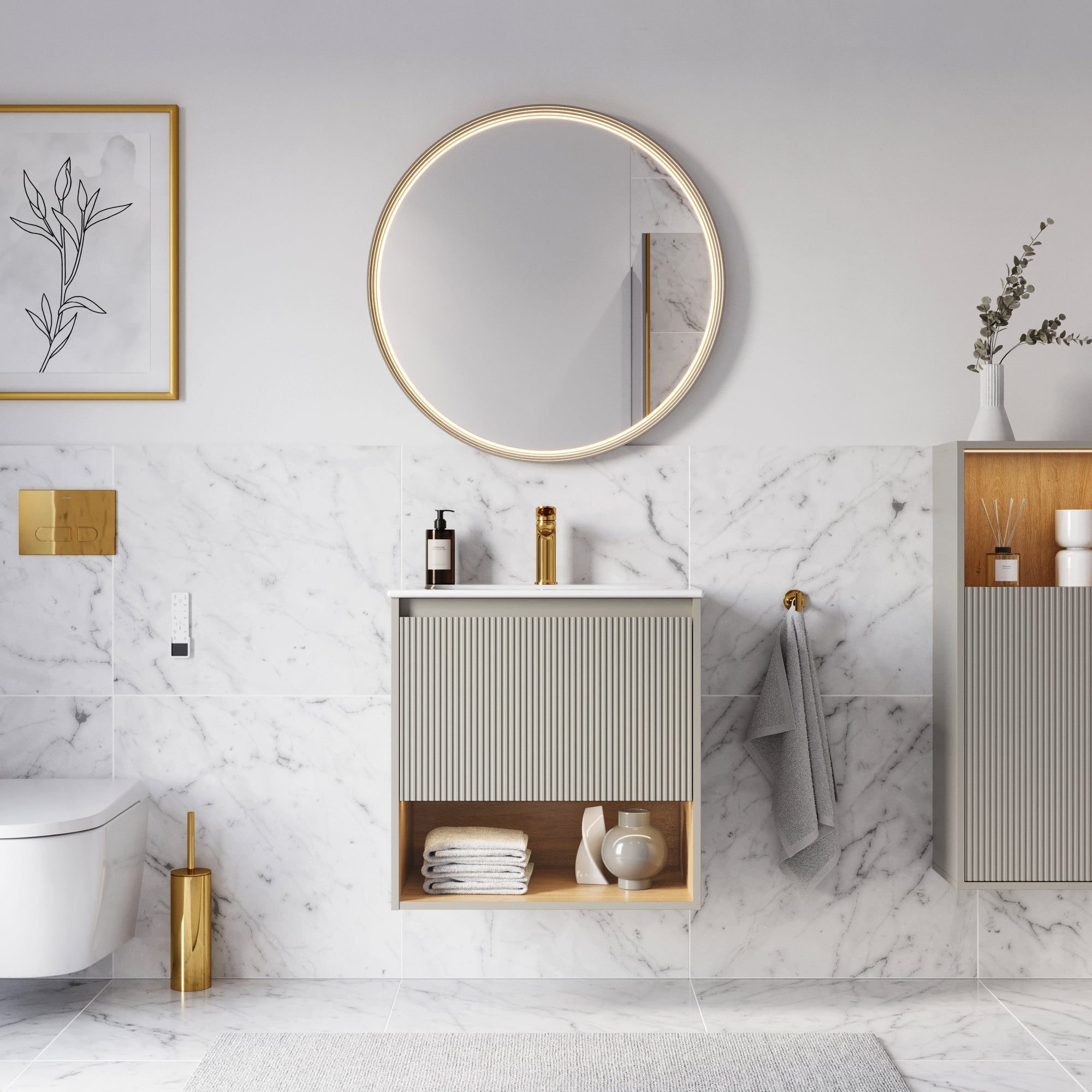 Meuble salle de bain BELDIVO 60 cm