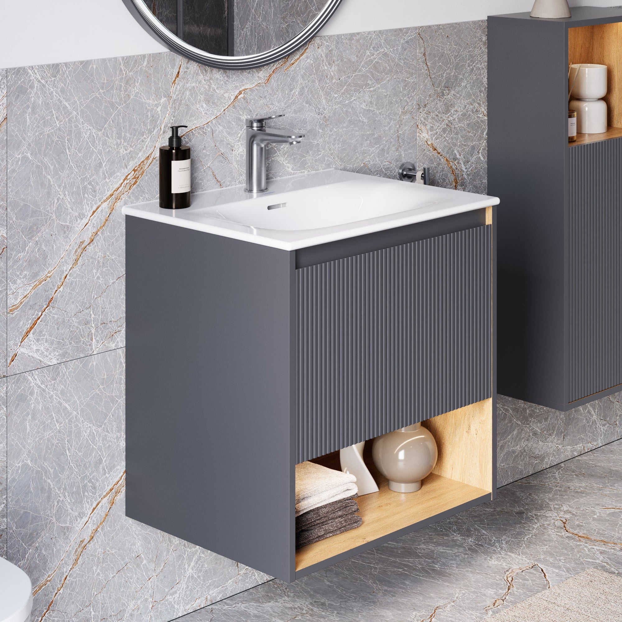 Meuble salle de bain BELDIVO 60 cm