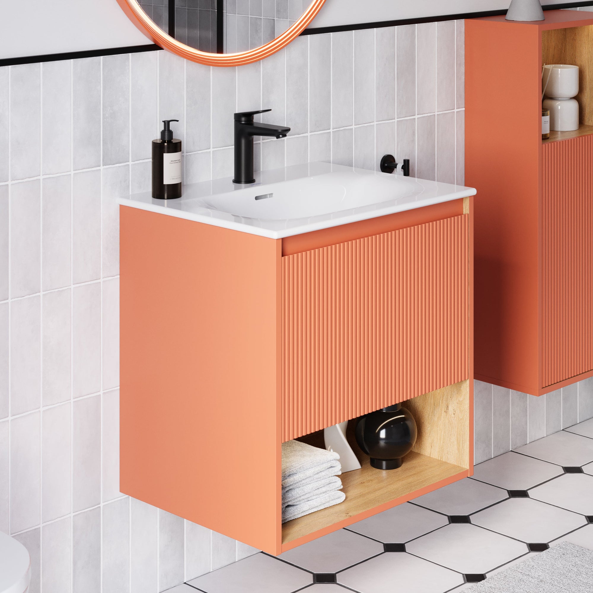 Ensemble meubles salle de bain BELDIVO 60 cm