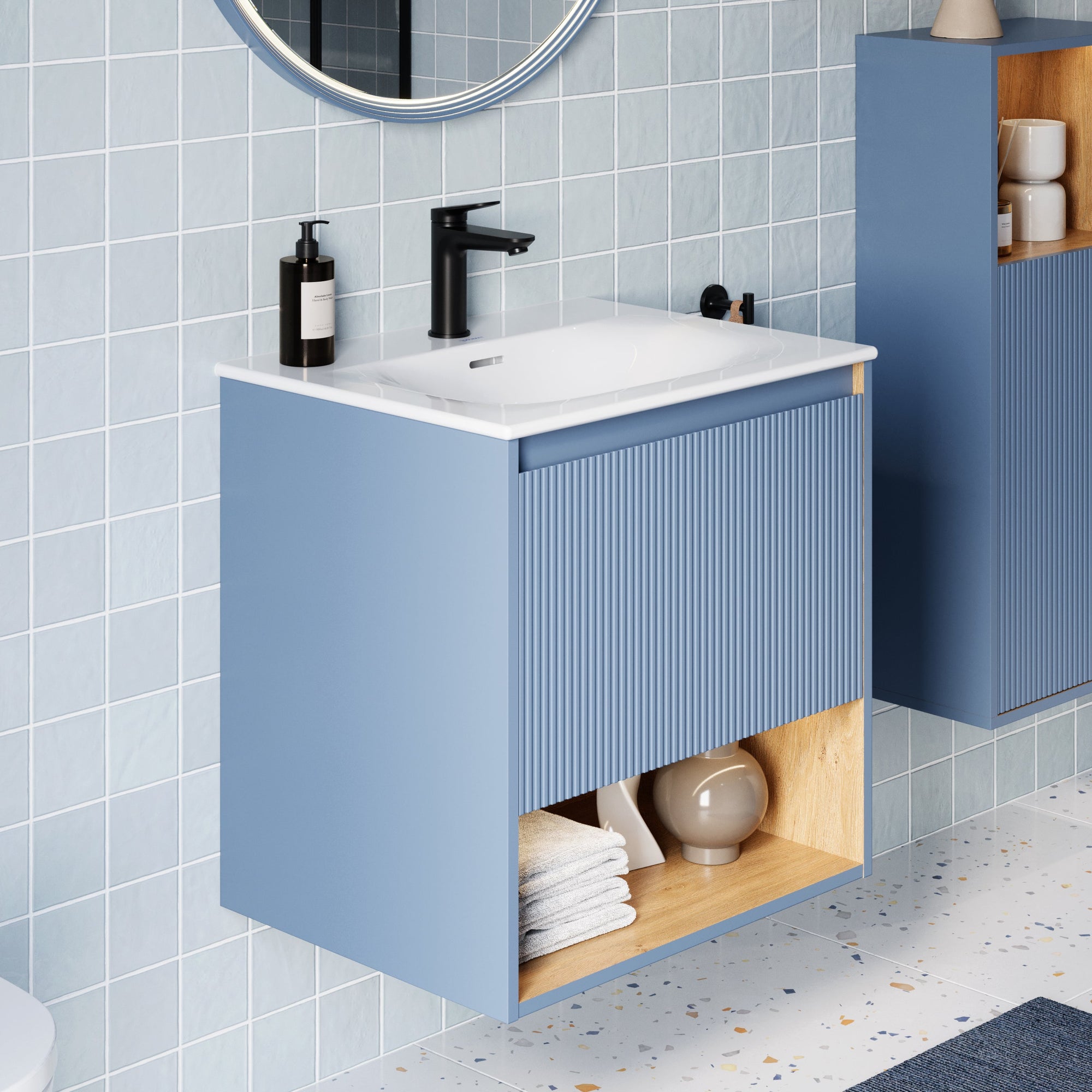 Meuble salle de bain BELDIVO 60 cm