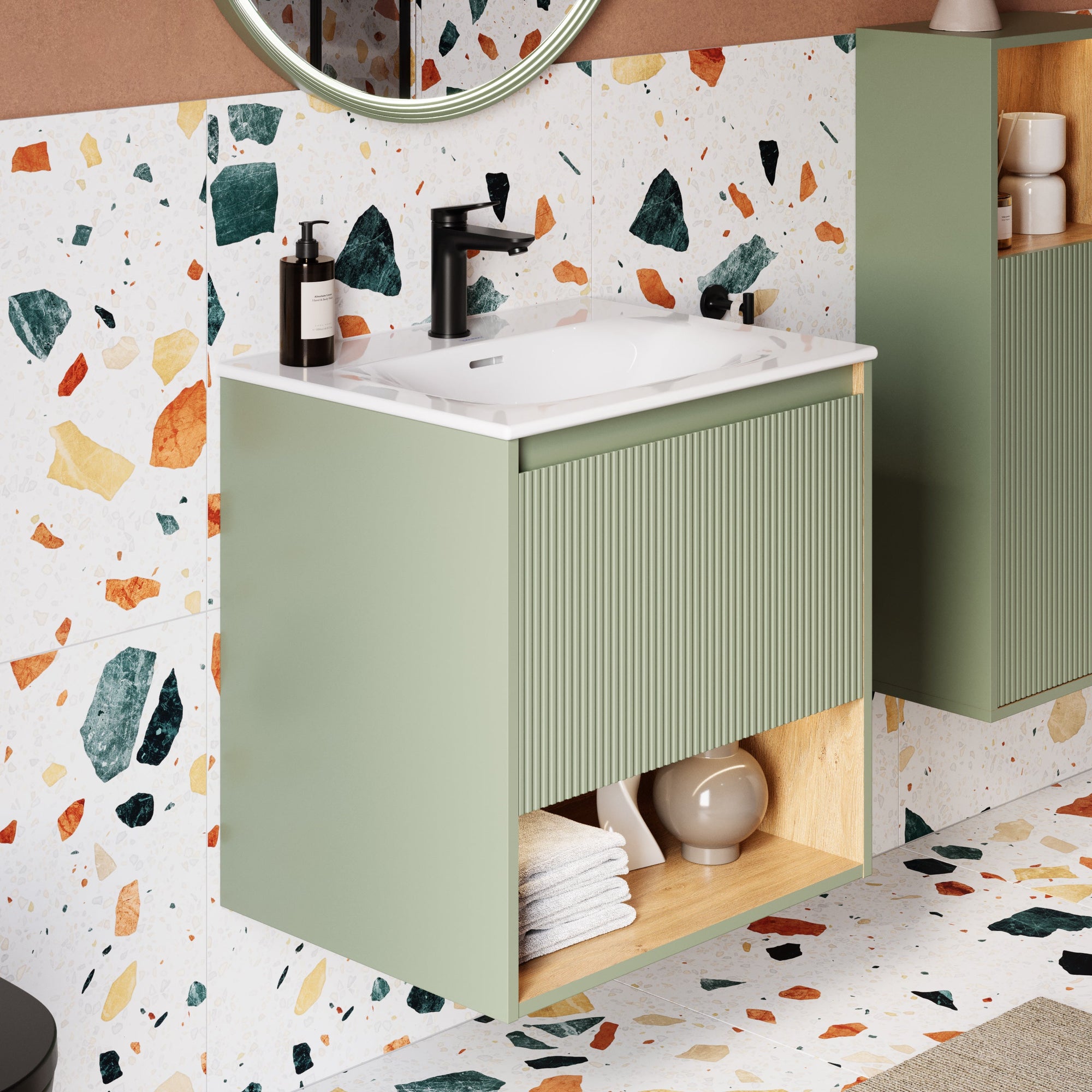 Meuble salle de bain BELDIVO 60 cm