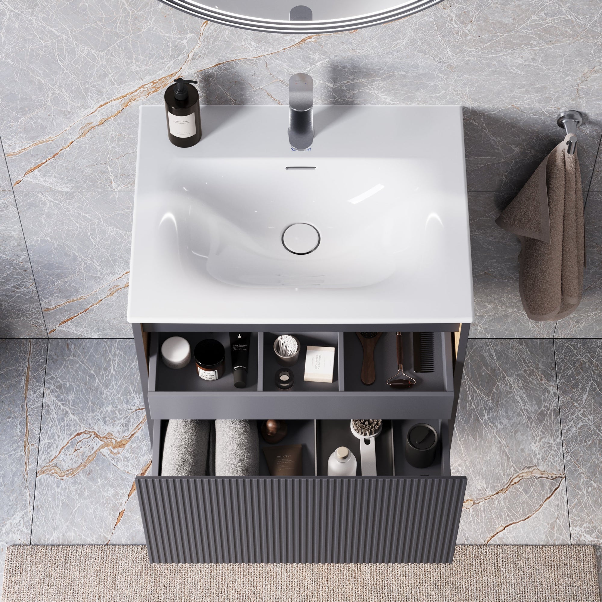 Meuble salle de bain BELDIVO 60 cm