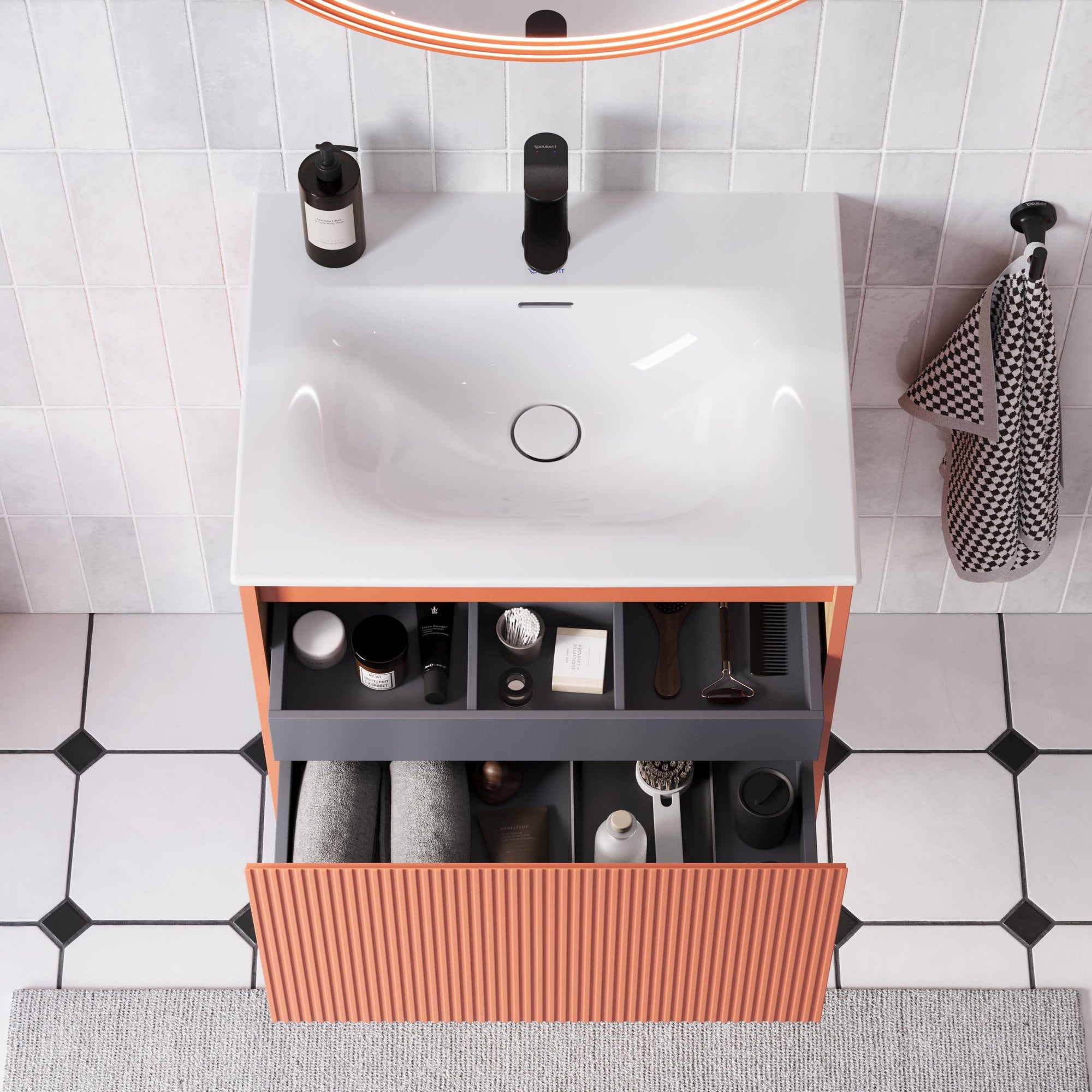 Meuble salle de bain BELDIVO 60 cm
