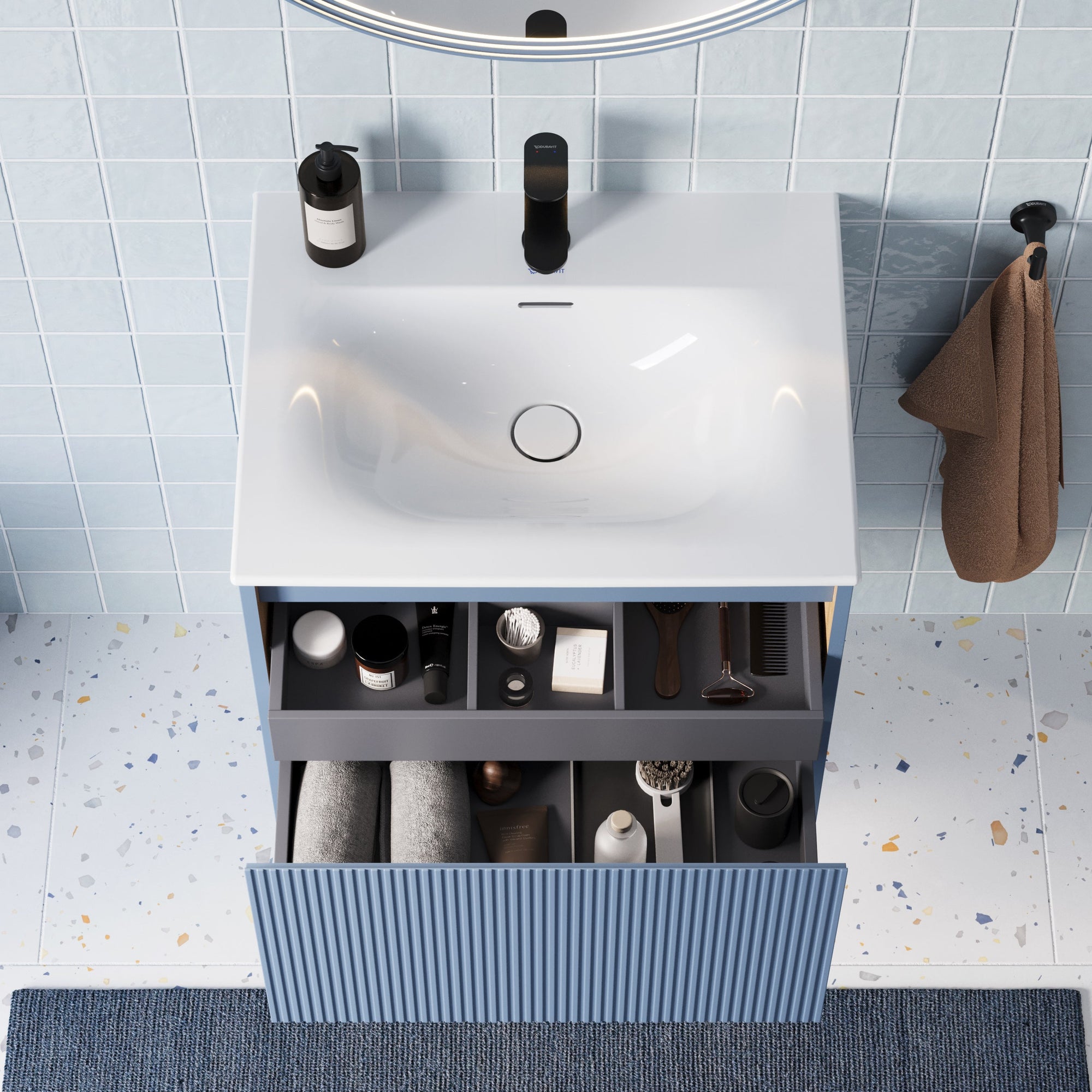 Meuble salle de bain BELDIVO 60 cm