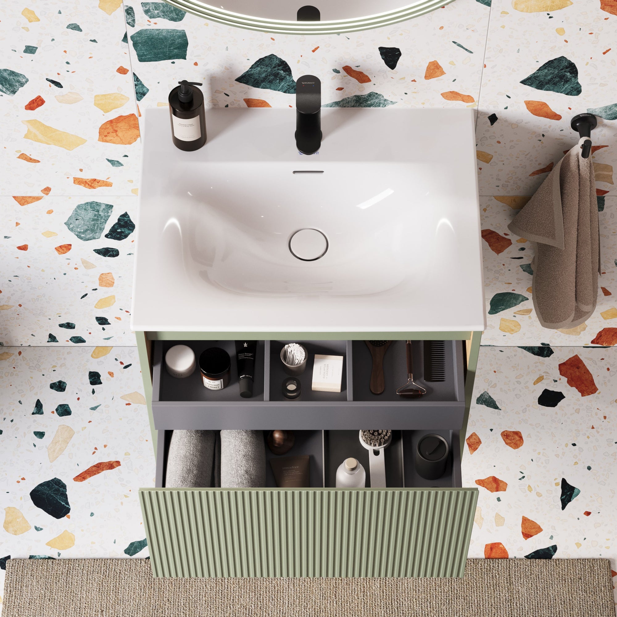 Meuble salle de bain BELDIVO 60 cm