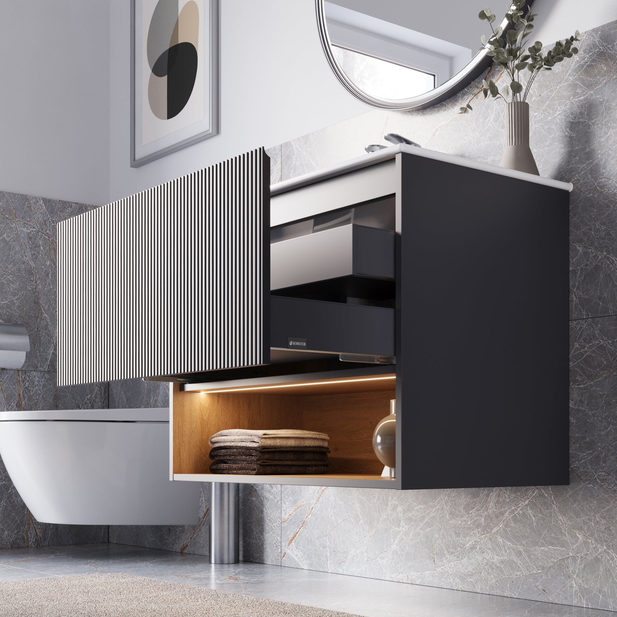 Meuble salle de bain BELDIVO 80 cm
