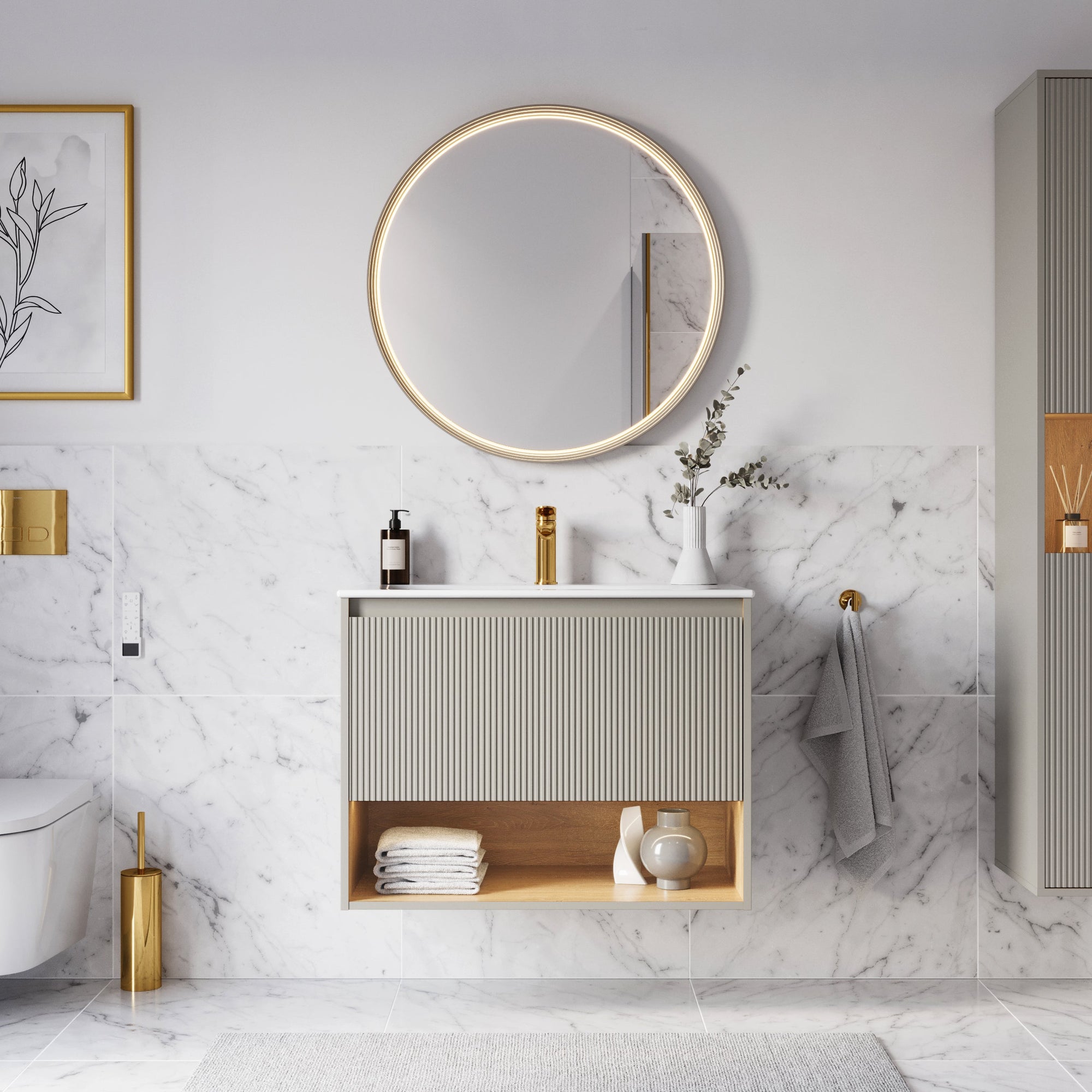 Meuble salle de bain BELDIVO 80 cm